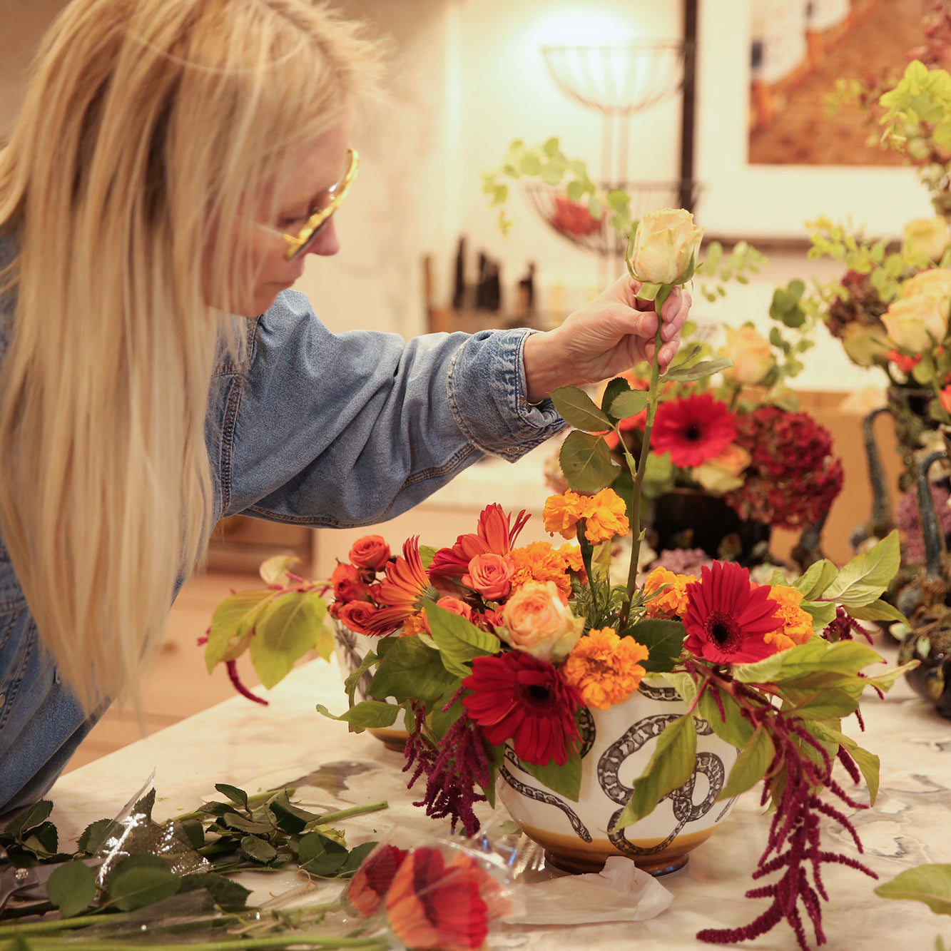 Holiday Table Florals