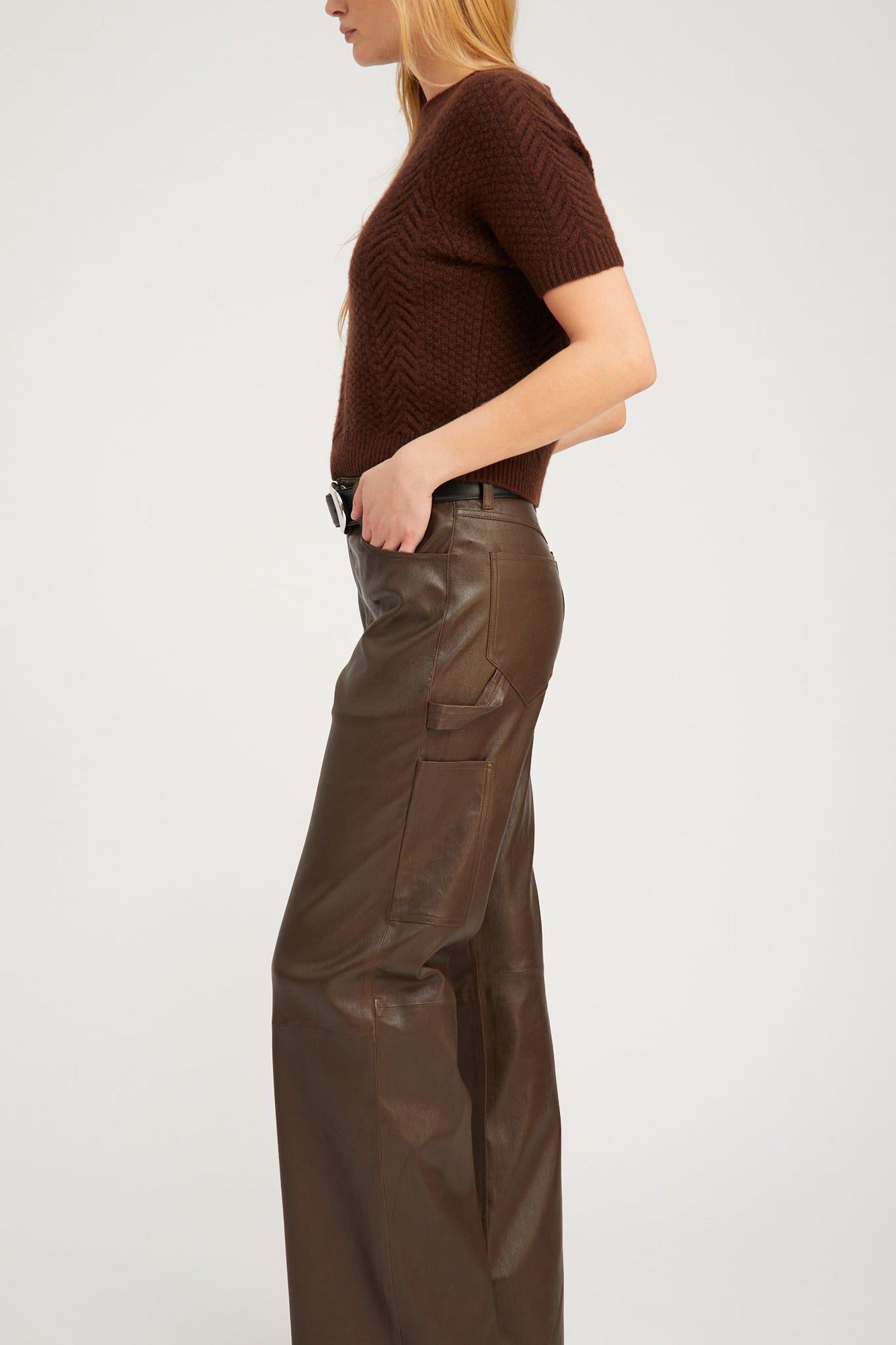 Americano Leather Carpenter Pants