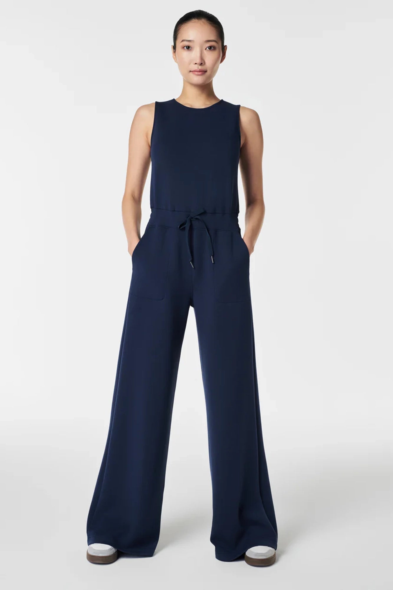 AirEssentials Sleeveless Jumpsuit Navy