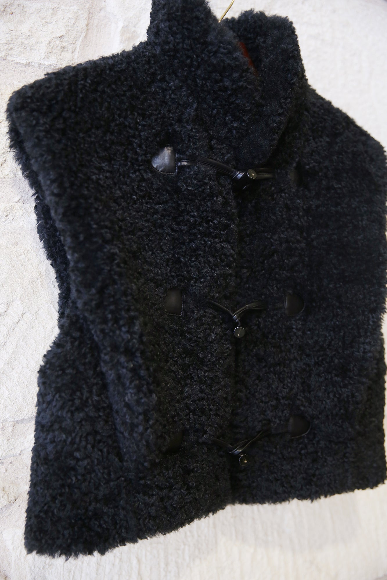 Alisa Curly Coat Vest