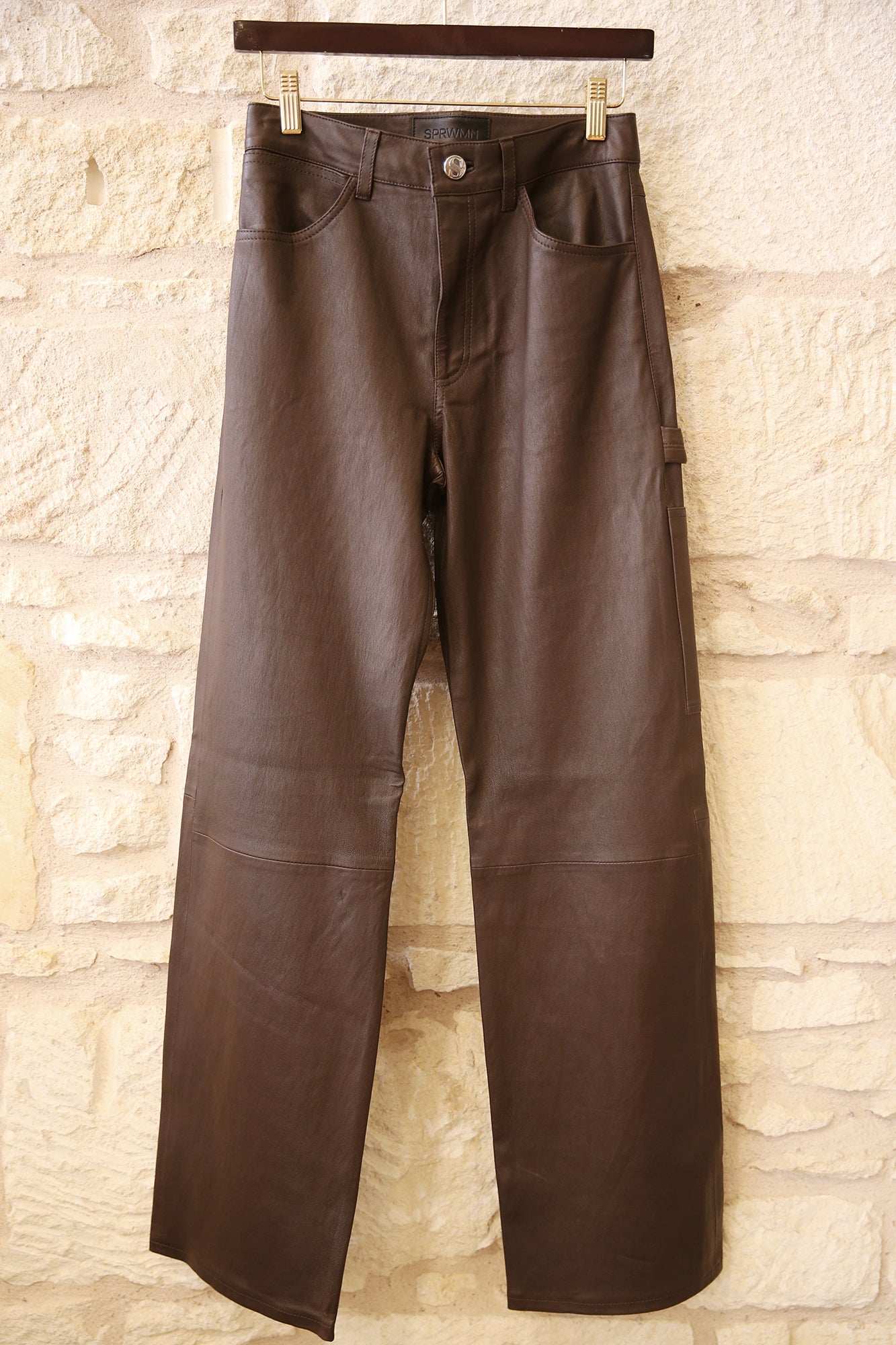 Americano Leather Carpenter Pants