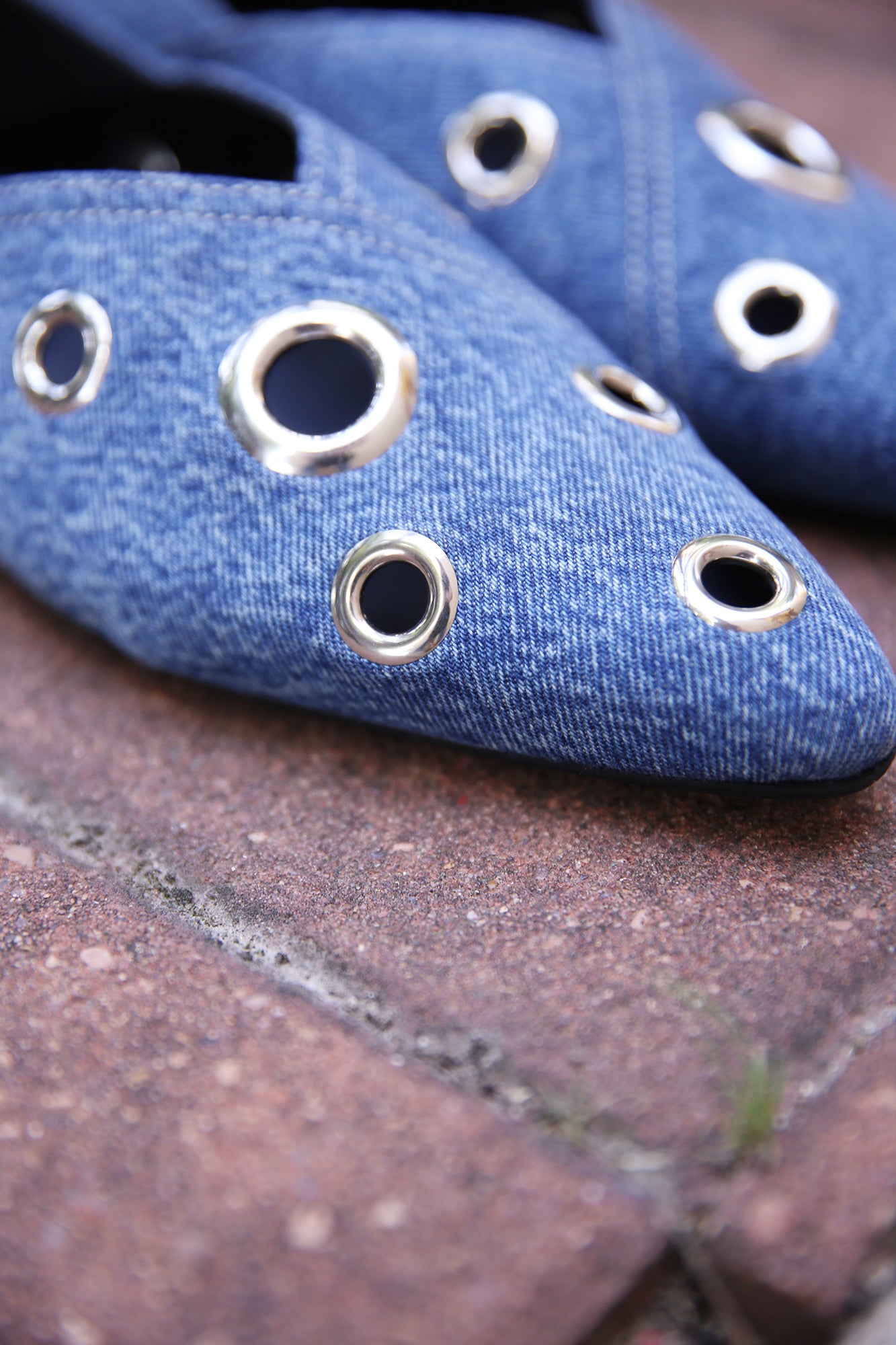 Ballerinas Made Of Denim