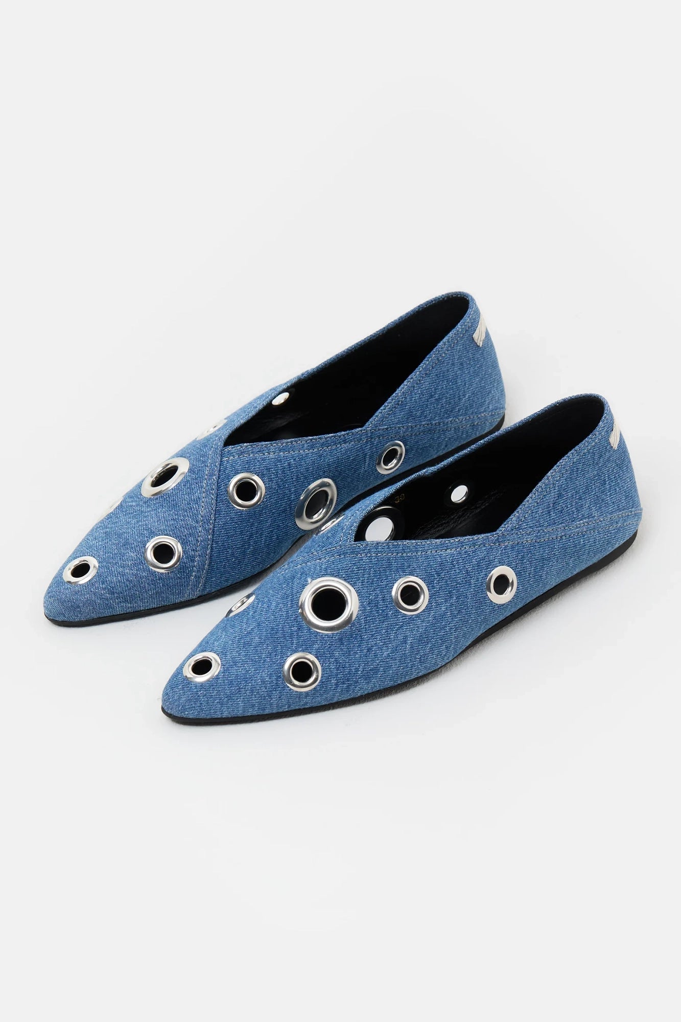 Ballerinas Made Of Denim
