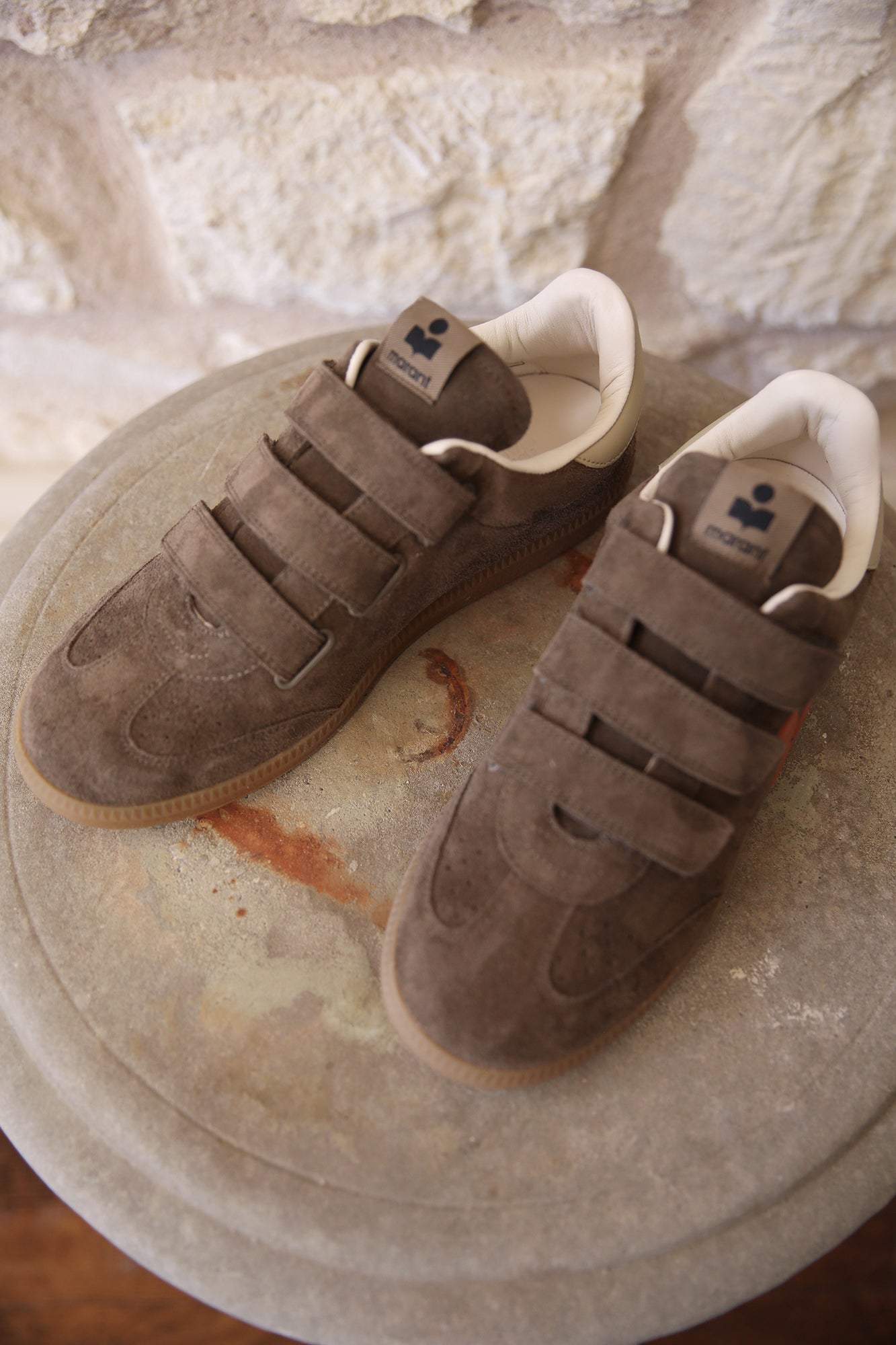 Beth Lot-Top Calfskin Leather Sneaker