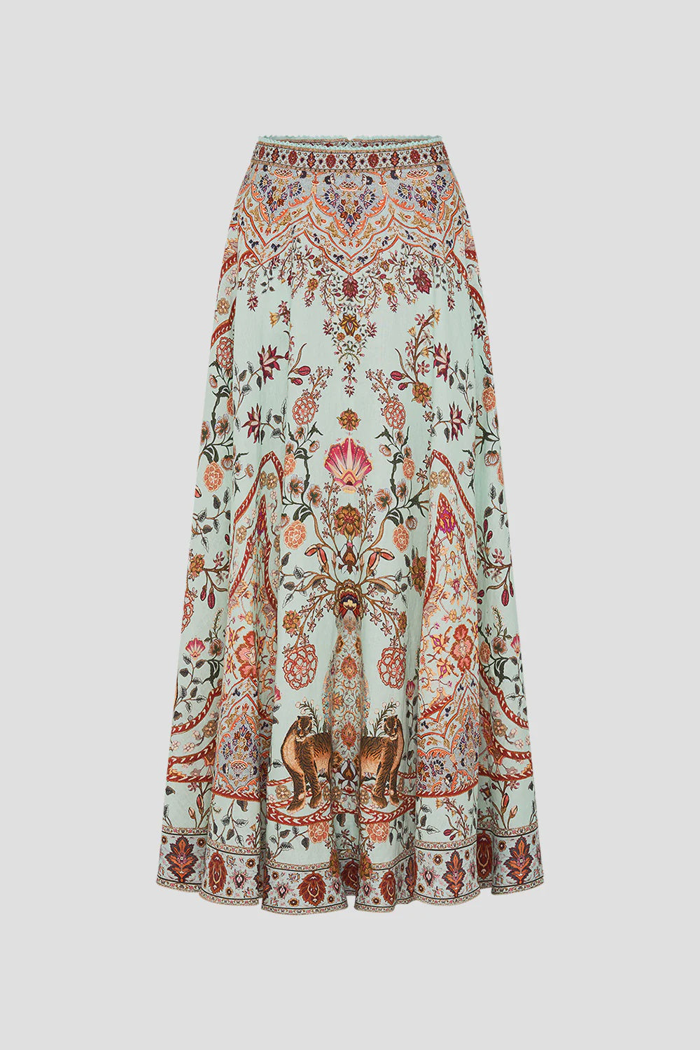 Maxi Circle Linen Skirt Weaving Worlds