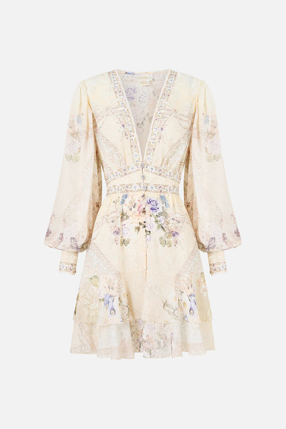 Button Front Frill Dress Laced With Love