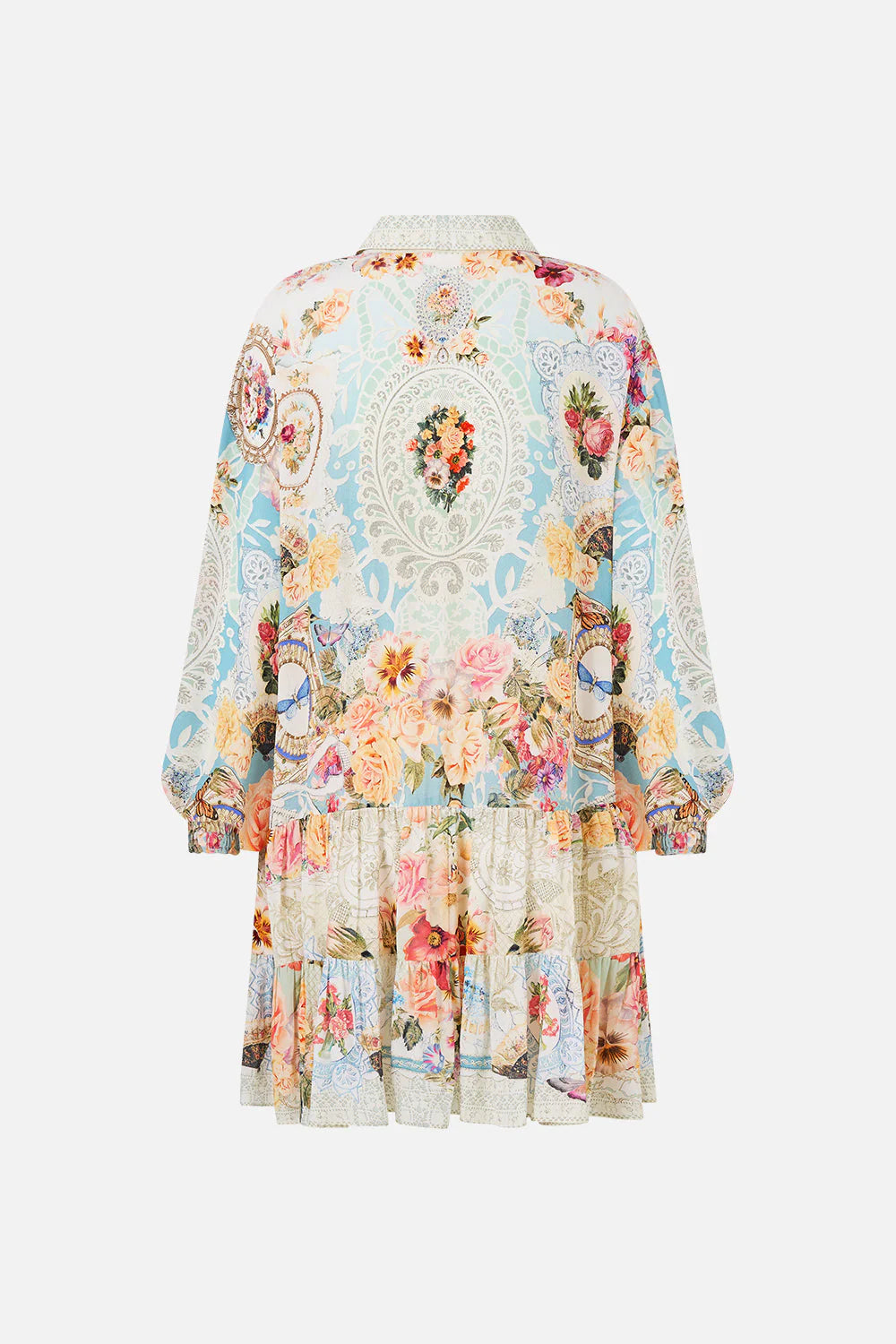Long Sleeve Tiered Short Dress A Taste For Lace