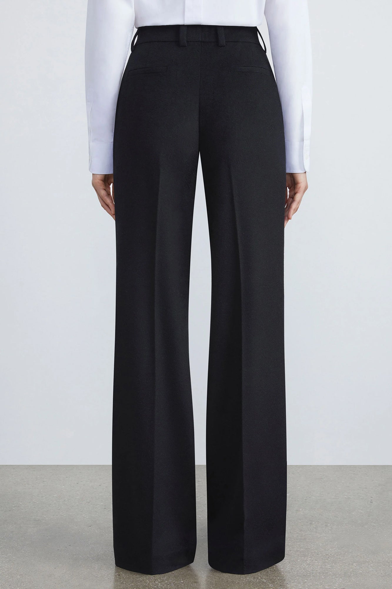 Camel Hair Sullivan Pant Black