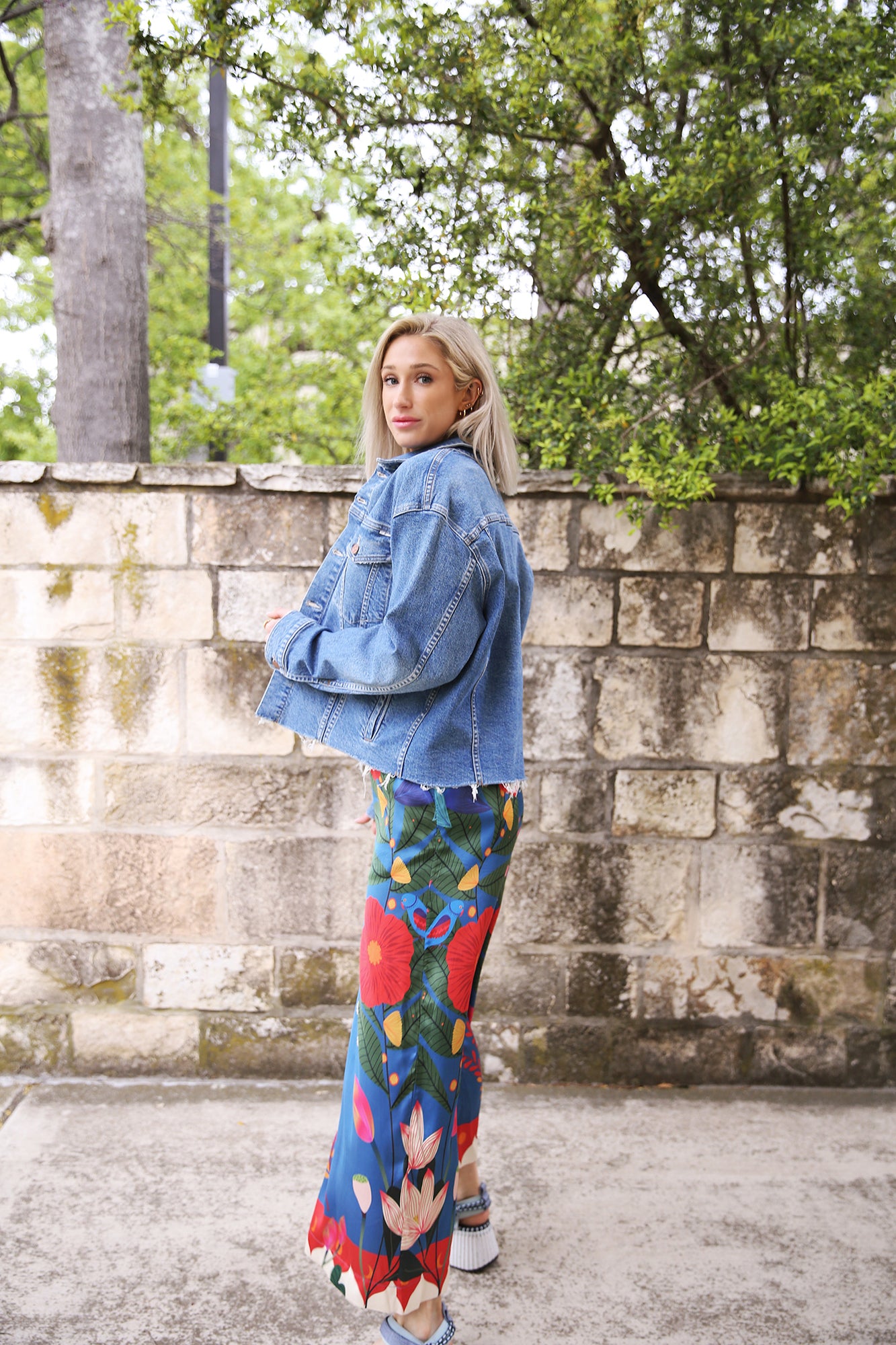 Palazzo Pants Peacock Hamsa