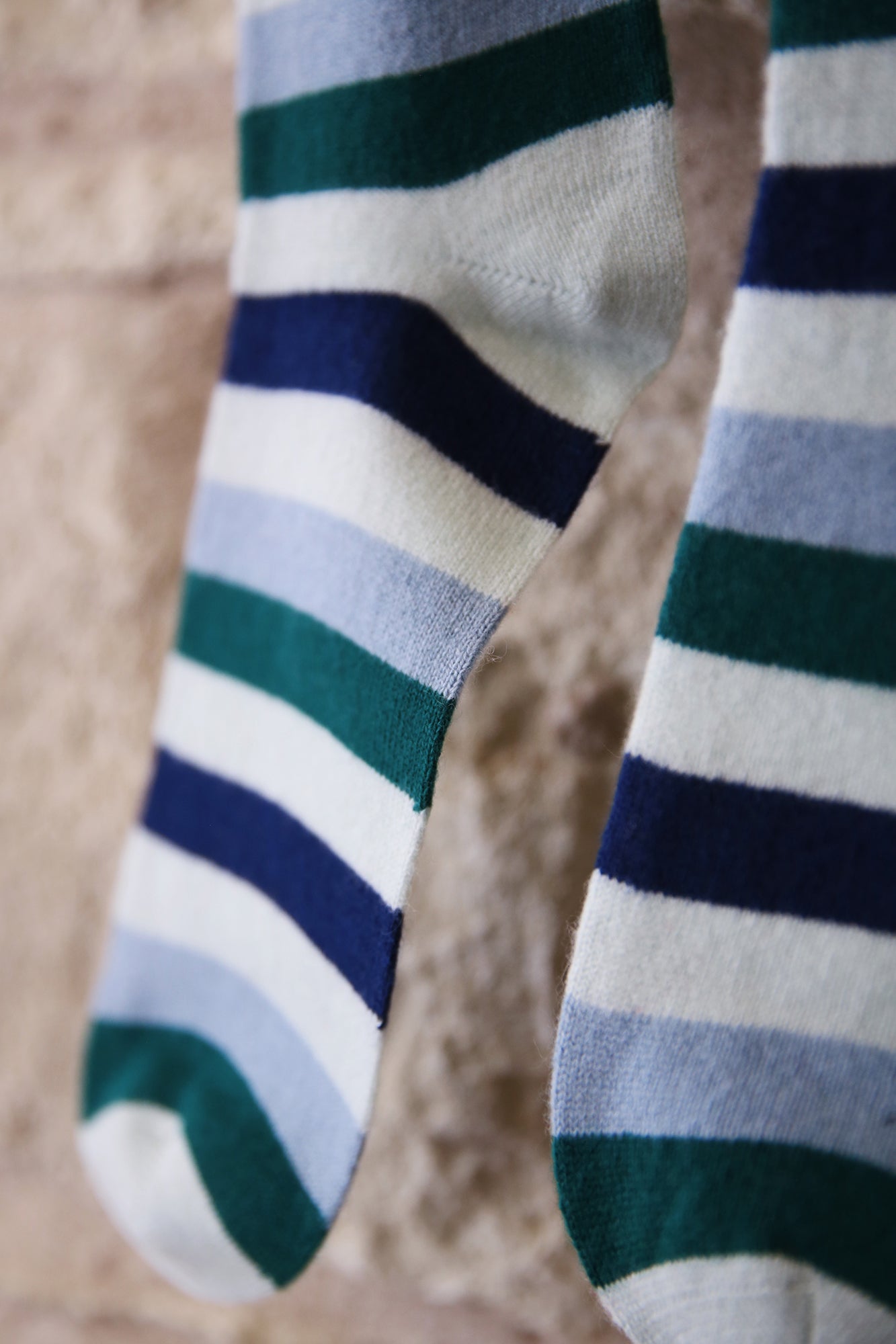 Cashmere Gradient Stripe Socks