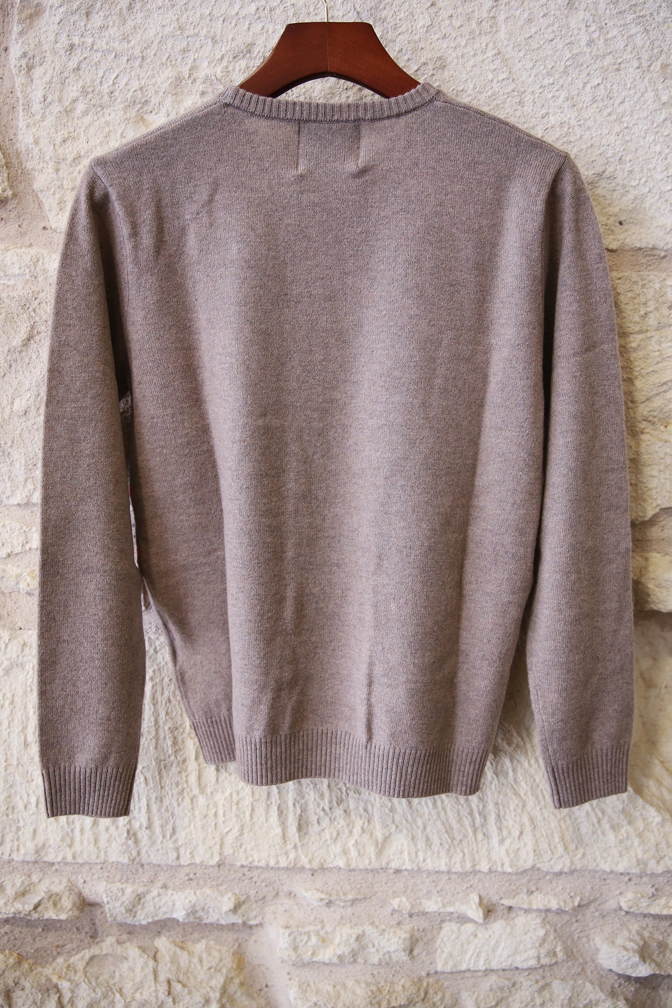 Cashmere Wool Tiger Crew Sweater