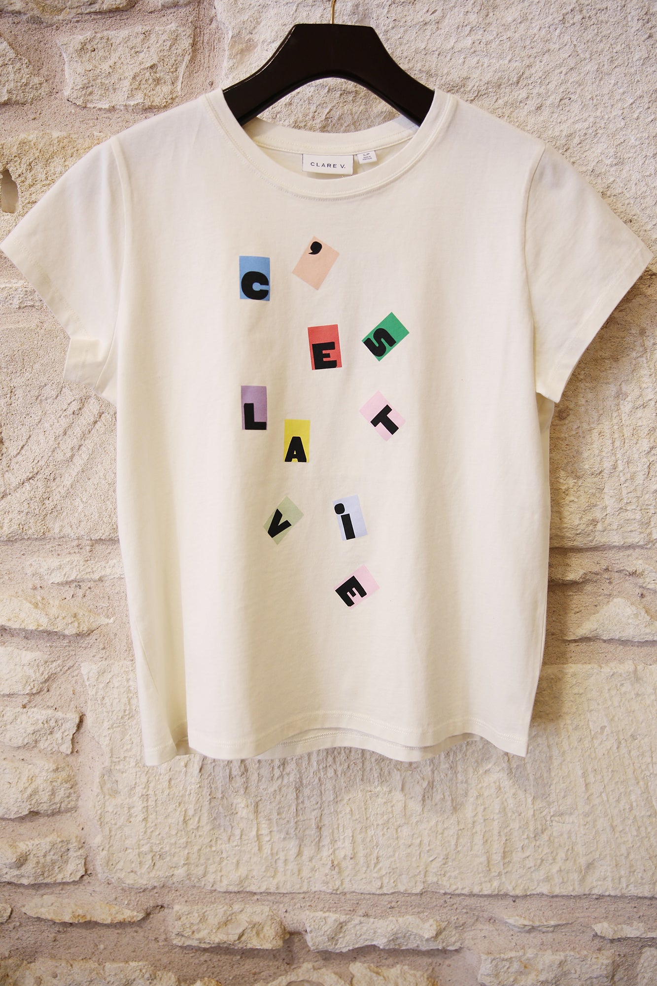 Classic Tee C'est La Vie Cream