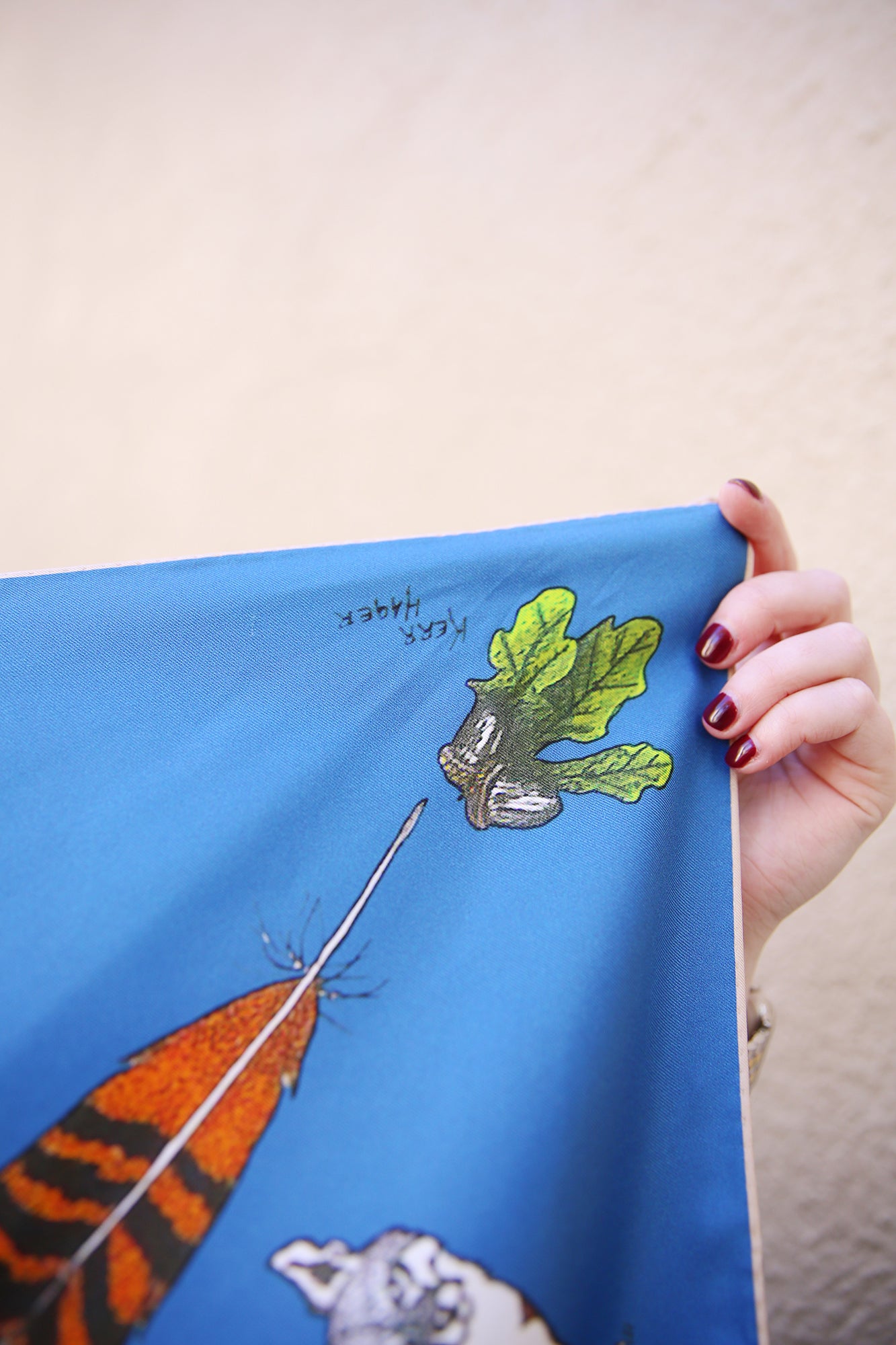 Cliff Swallow Hill Country Silk Scarf 36x36"
