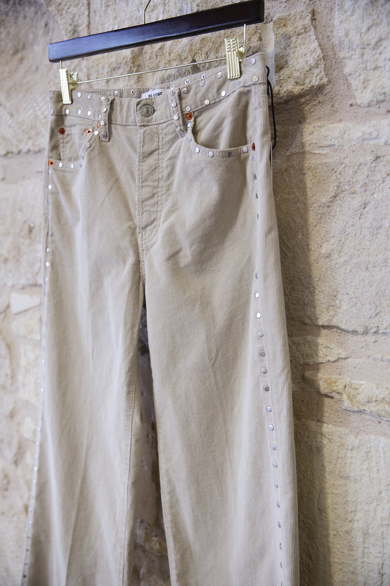 Comfort Stretch Corduroy High Rise Wide Leg