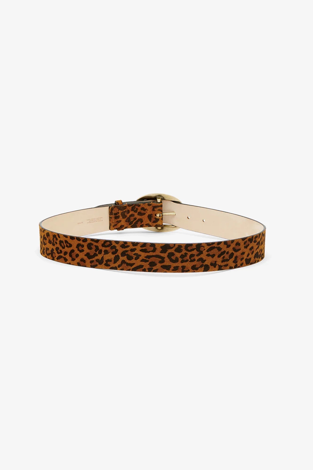 Dara Suede Calfskin Leather Belt