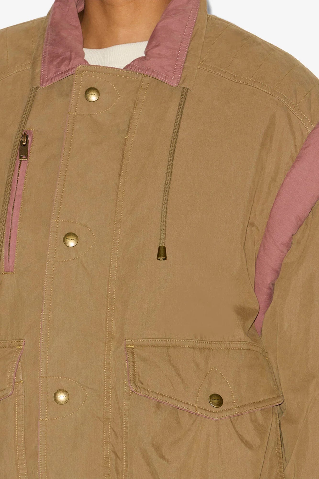 Desha Two-Toned Cotton Jacket