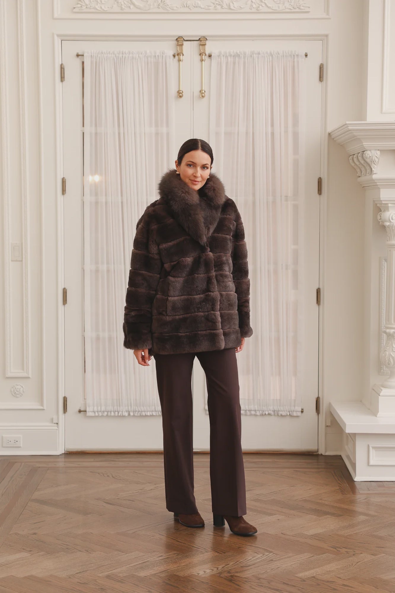 Reversible Cotton To Fox Coat