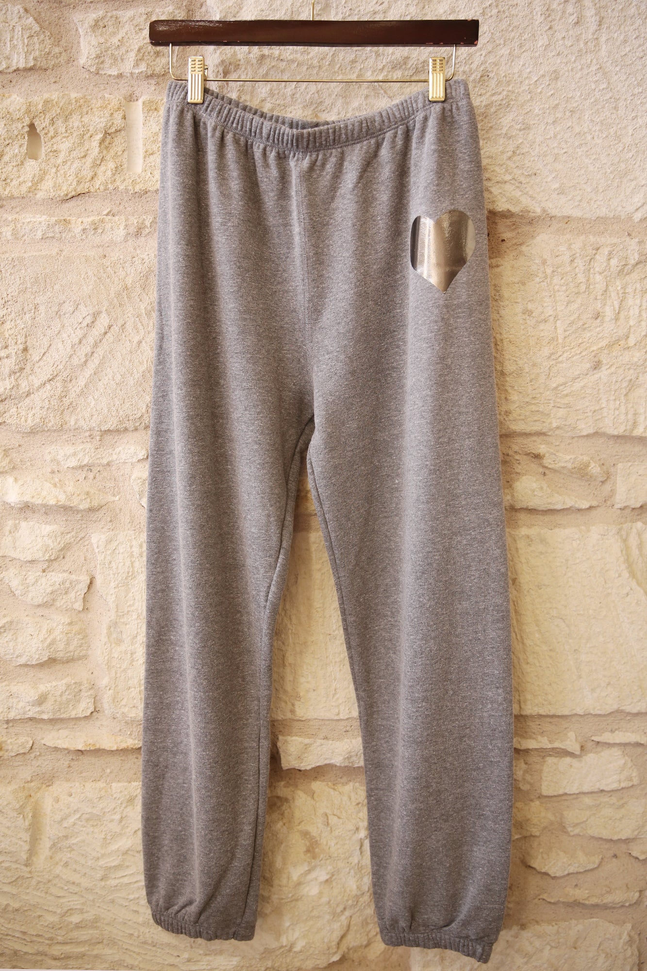 Dark Heather Grey Heart Logo Sweatpants