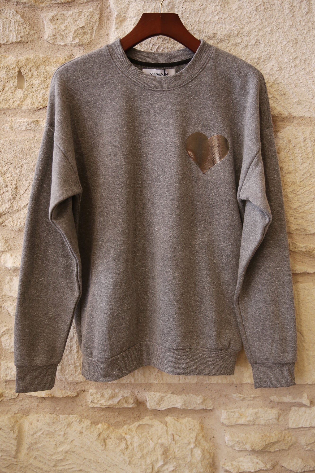 Dark Grey Heart Logo Sweatshirt