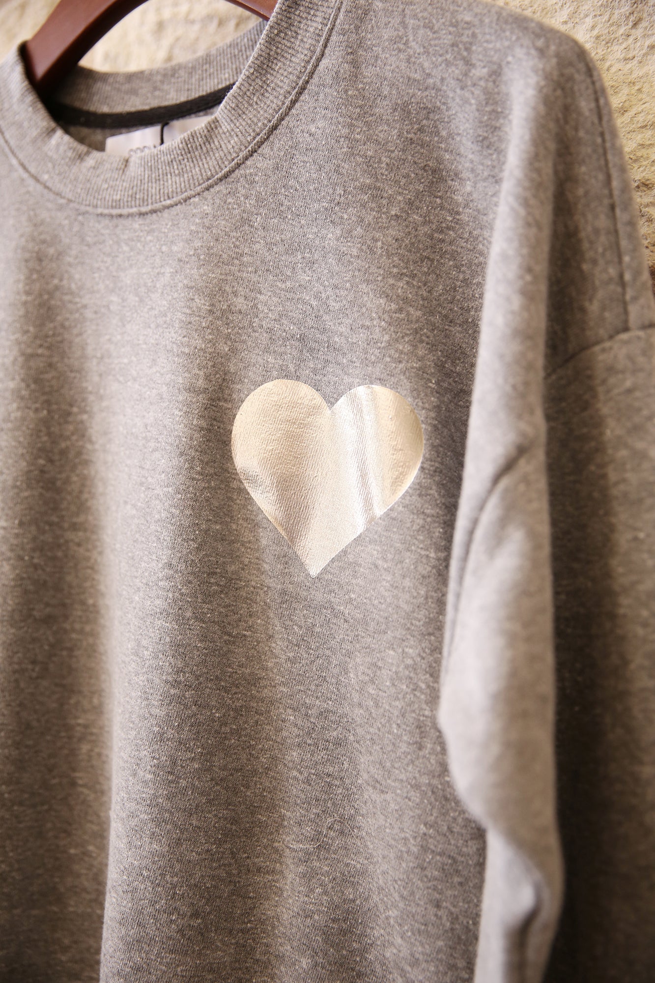 Dark Grey Heart Logo Sweatshirt