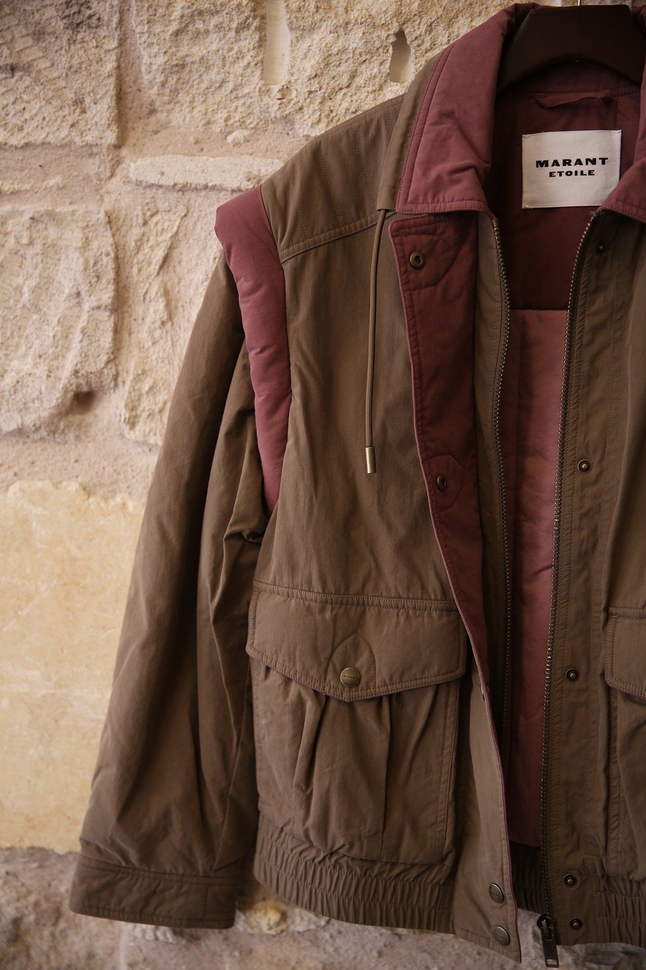 Desha Two-Toned Cotton Jacket