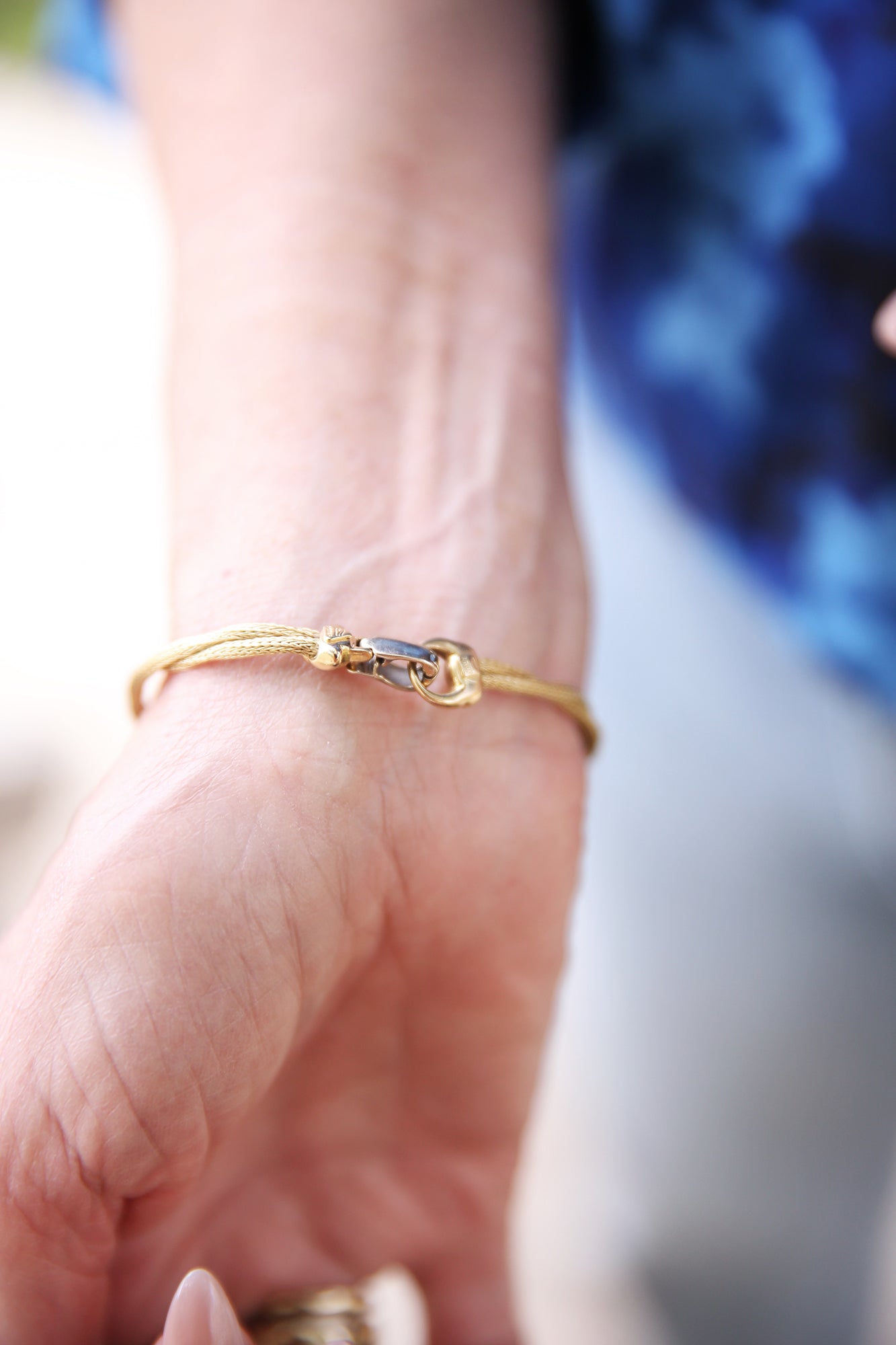 Braided 18K YG Bracelet