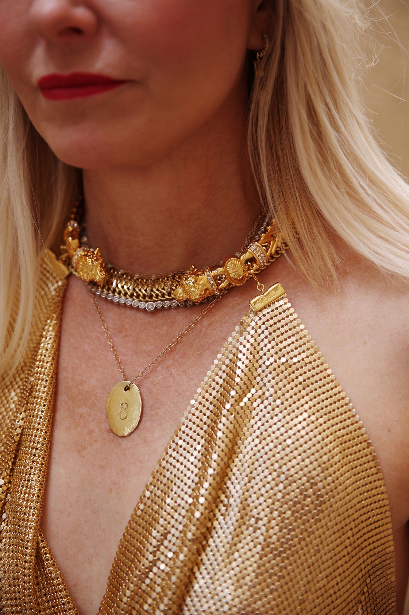 Gilded Top With Neckpiece Valley Of The Kings