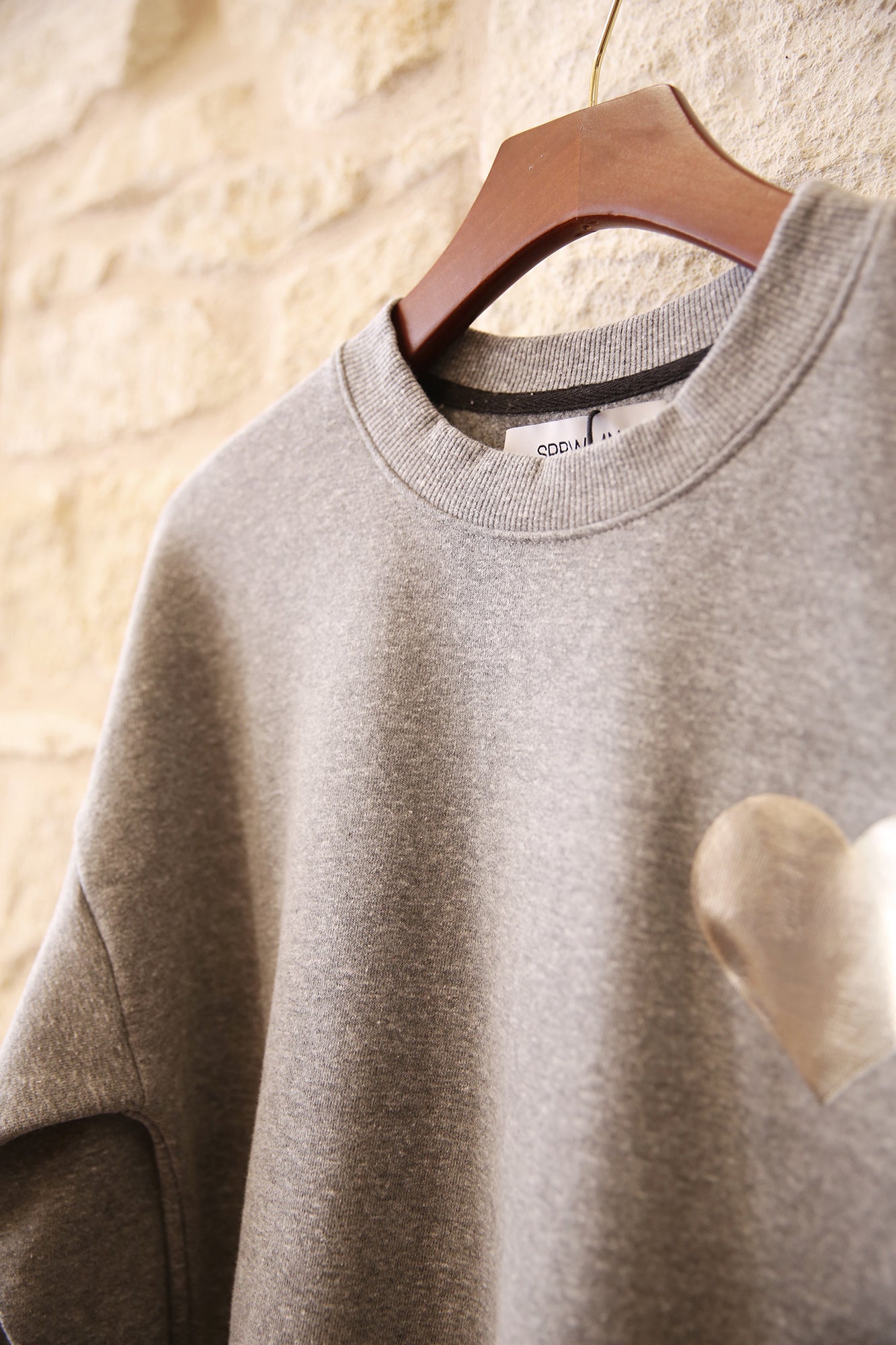 Dark Grey Heart Logo Sweatshirt