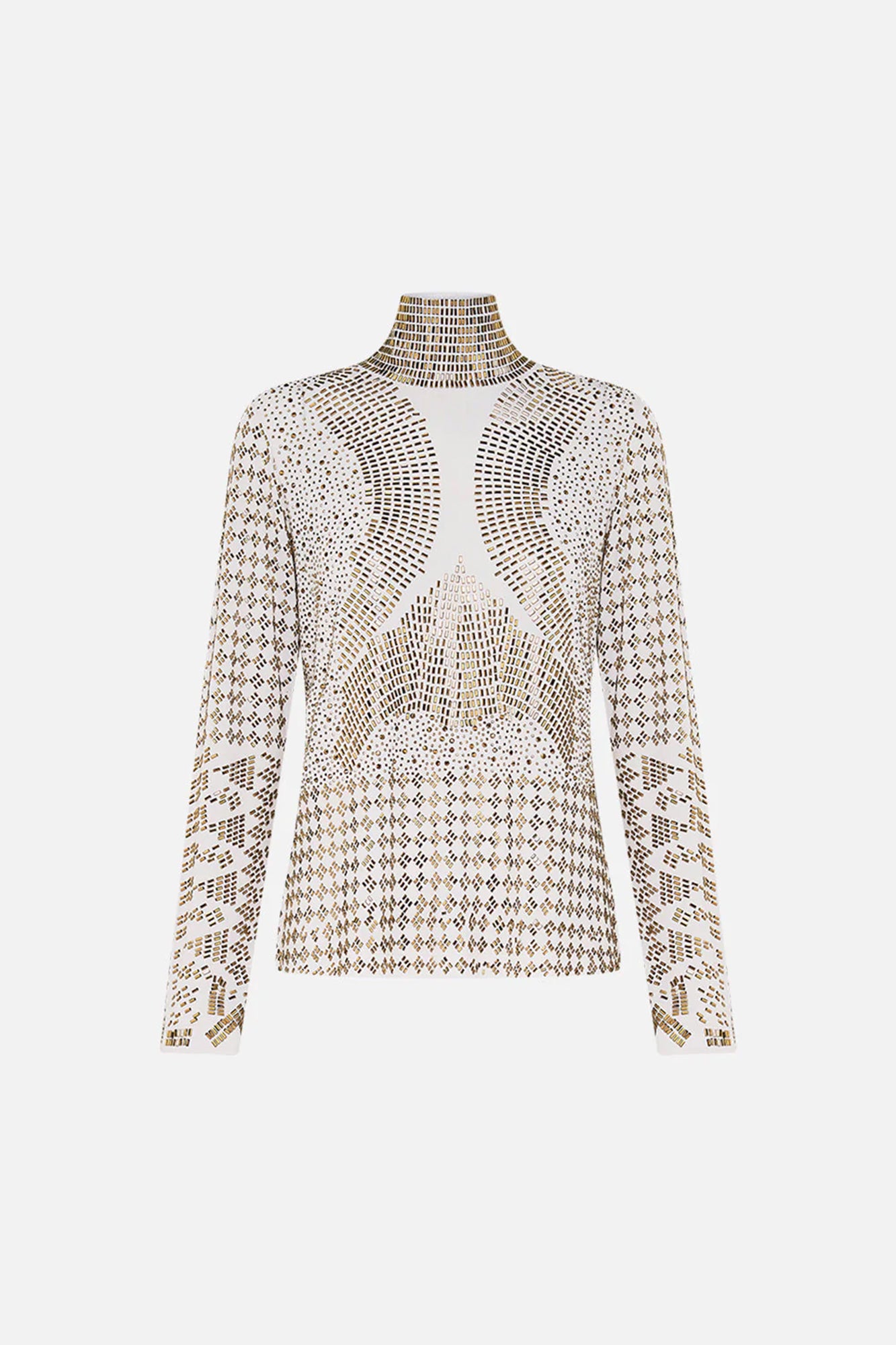Hotfix Turtleneck With Buttons Valley Of The Queens