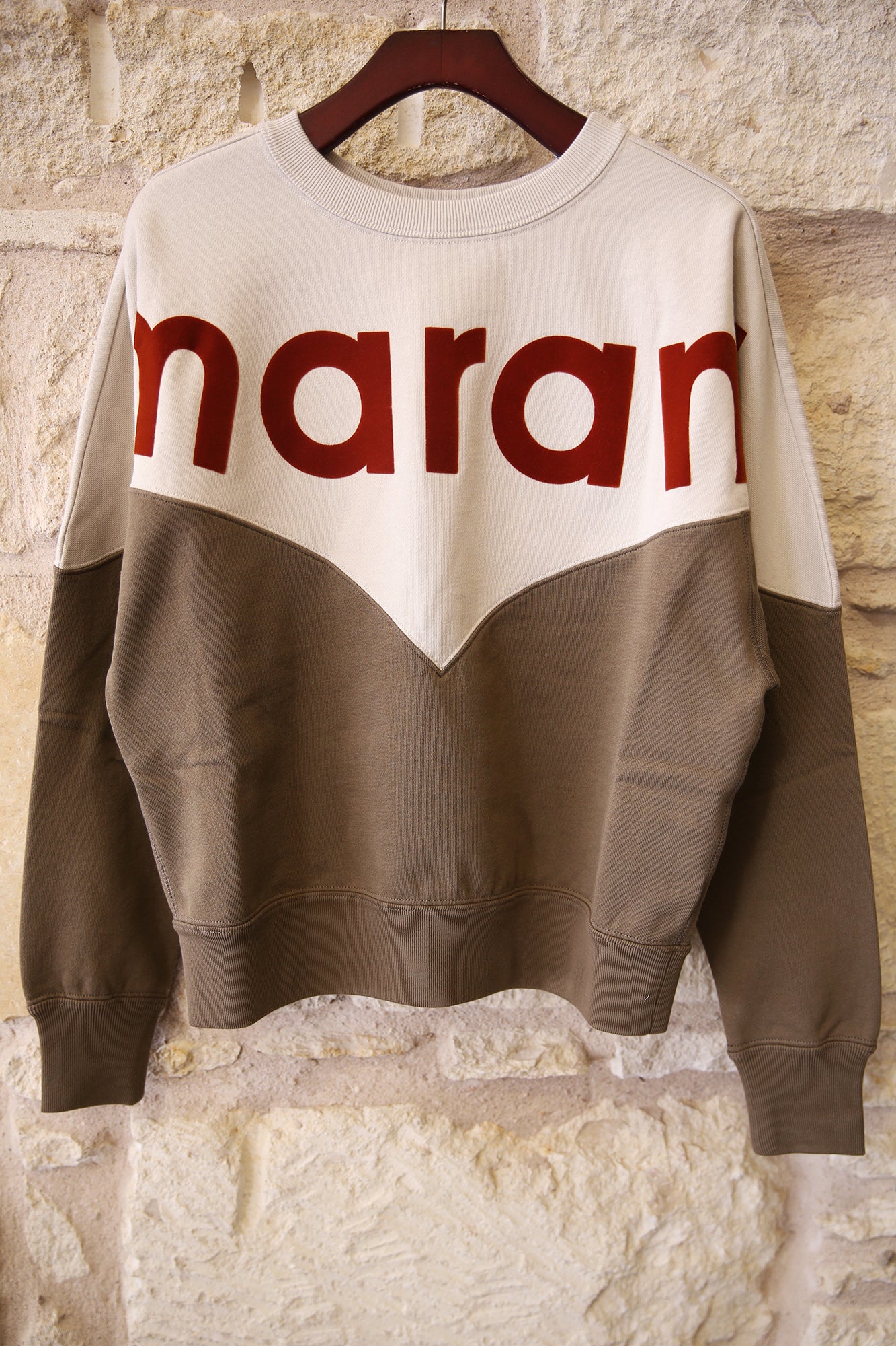 Houston Cotton Sweatshirt With Logo