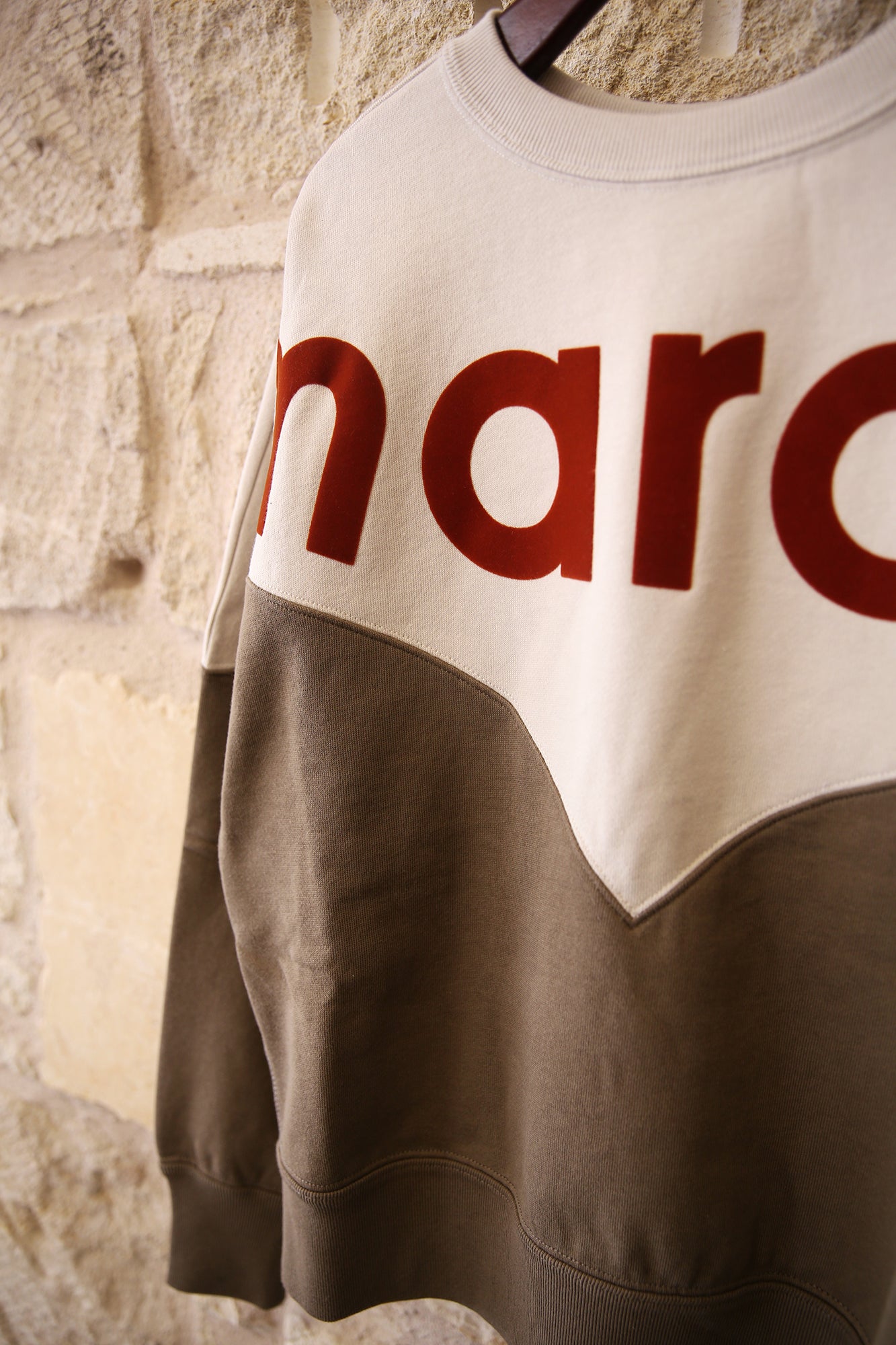 Houston Cotton Sweatshirt With Logo