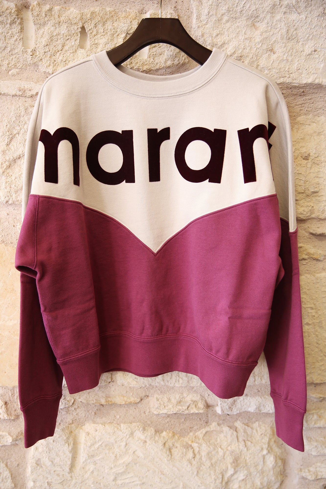 Houston Cotton Sweatshirt With Logo