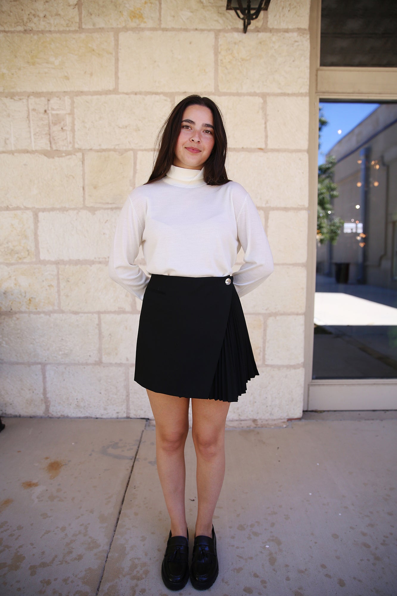 James Merino Wool Turtleneck Parchment