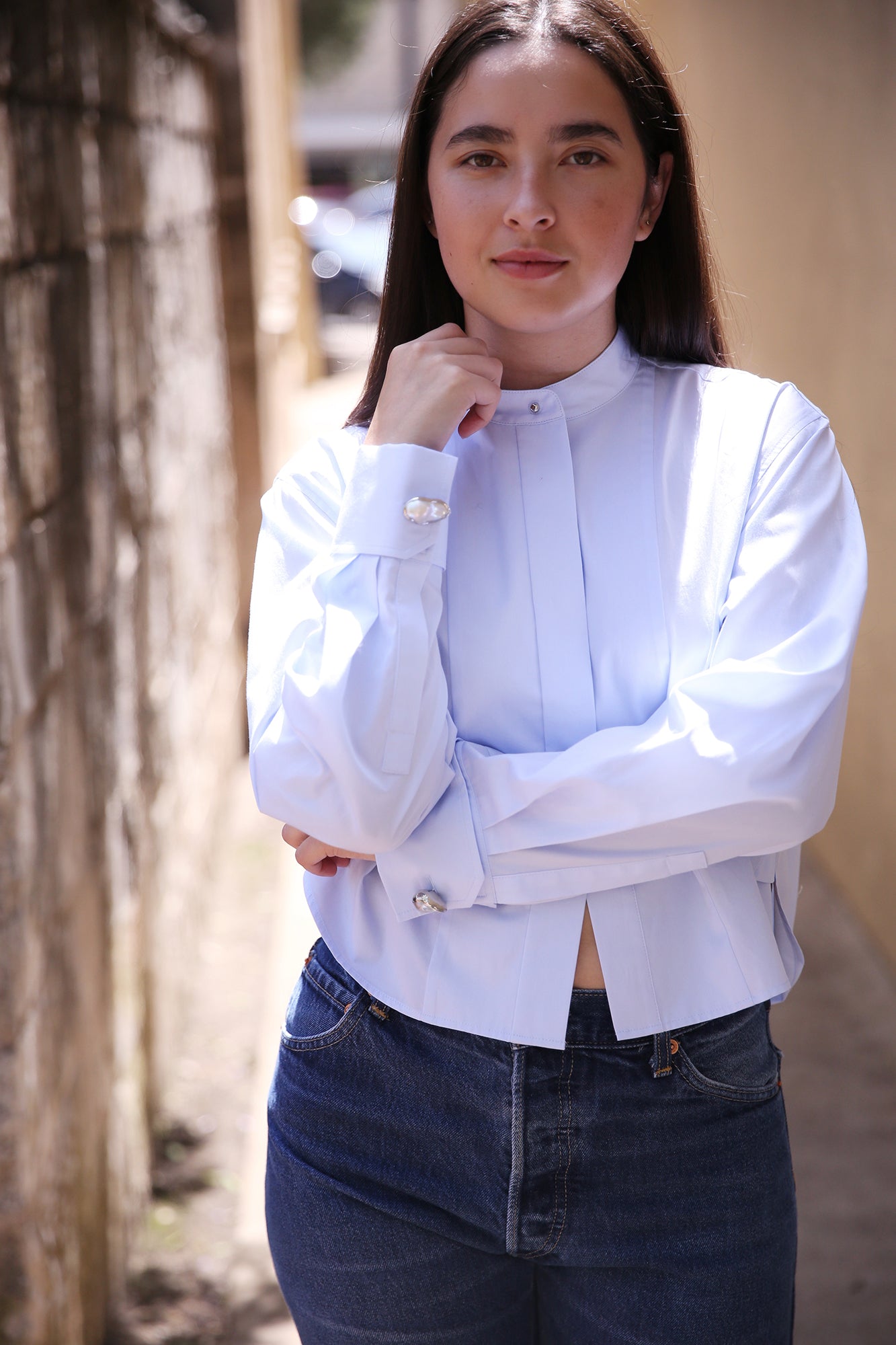 Kat Cotton Twill Top
