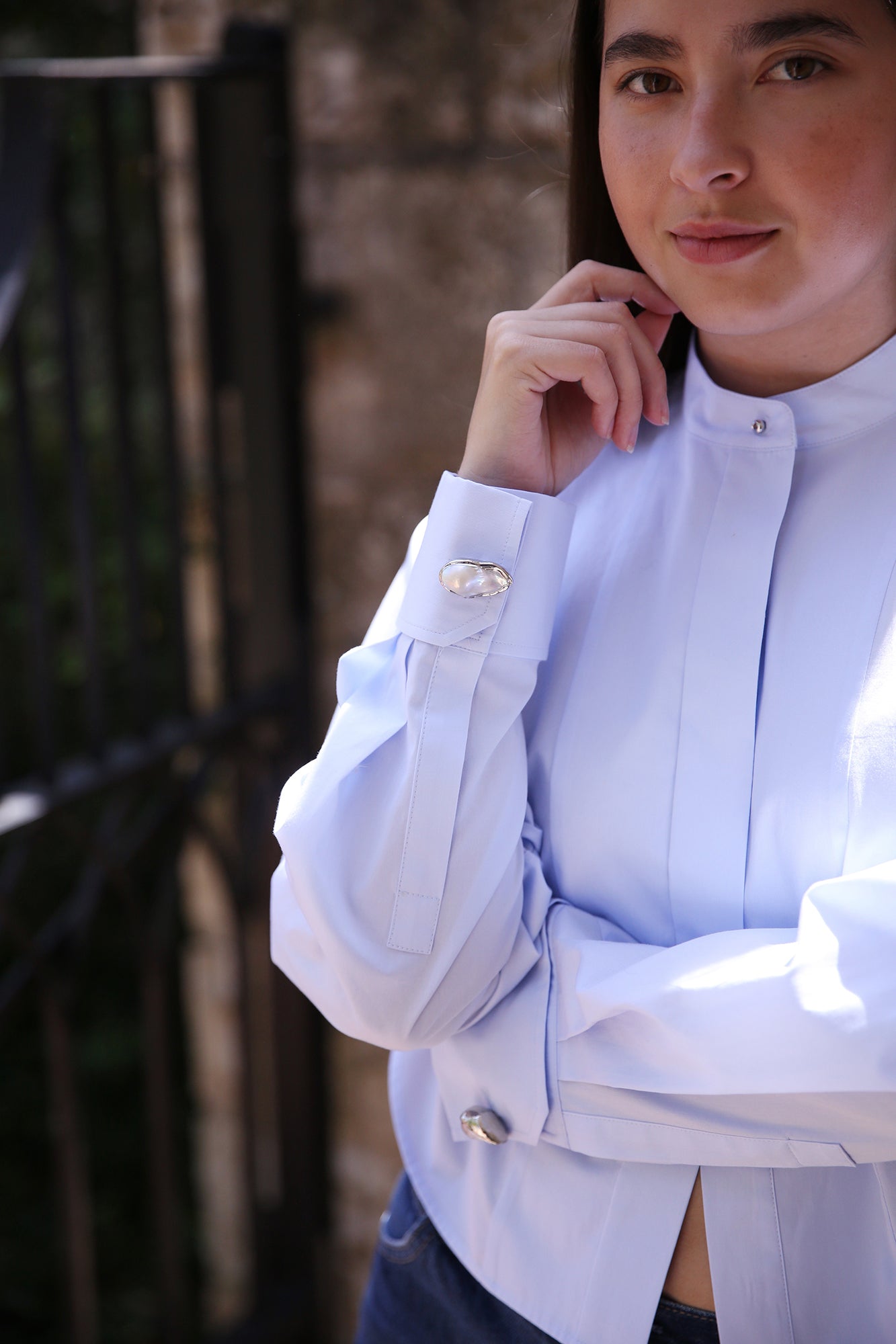 Kat Cotton Twill Top