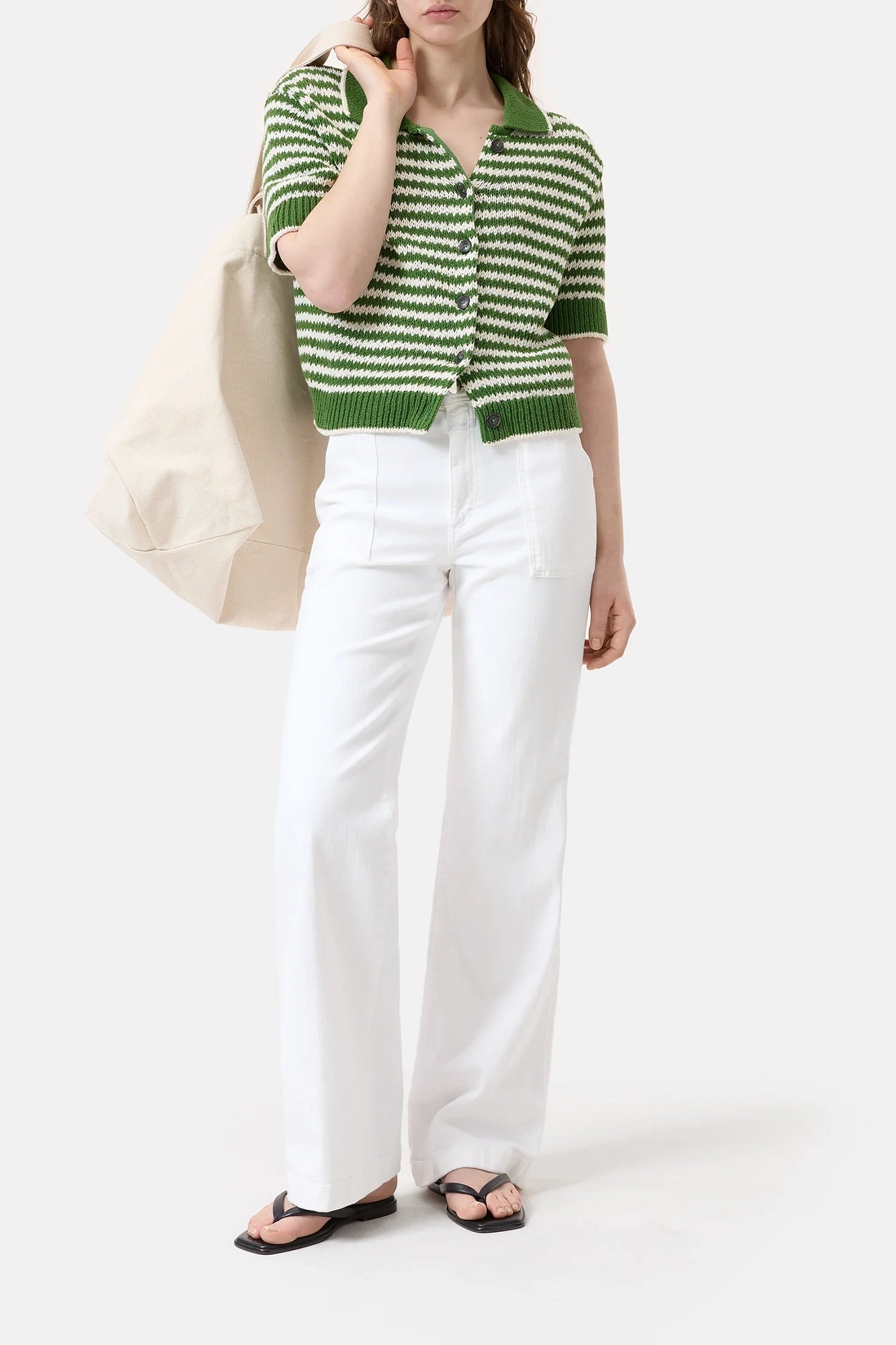 Knitted Cardigan in Organic Cotton