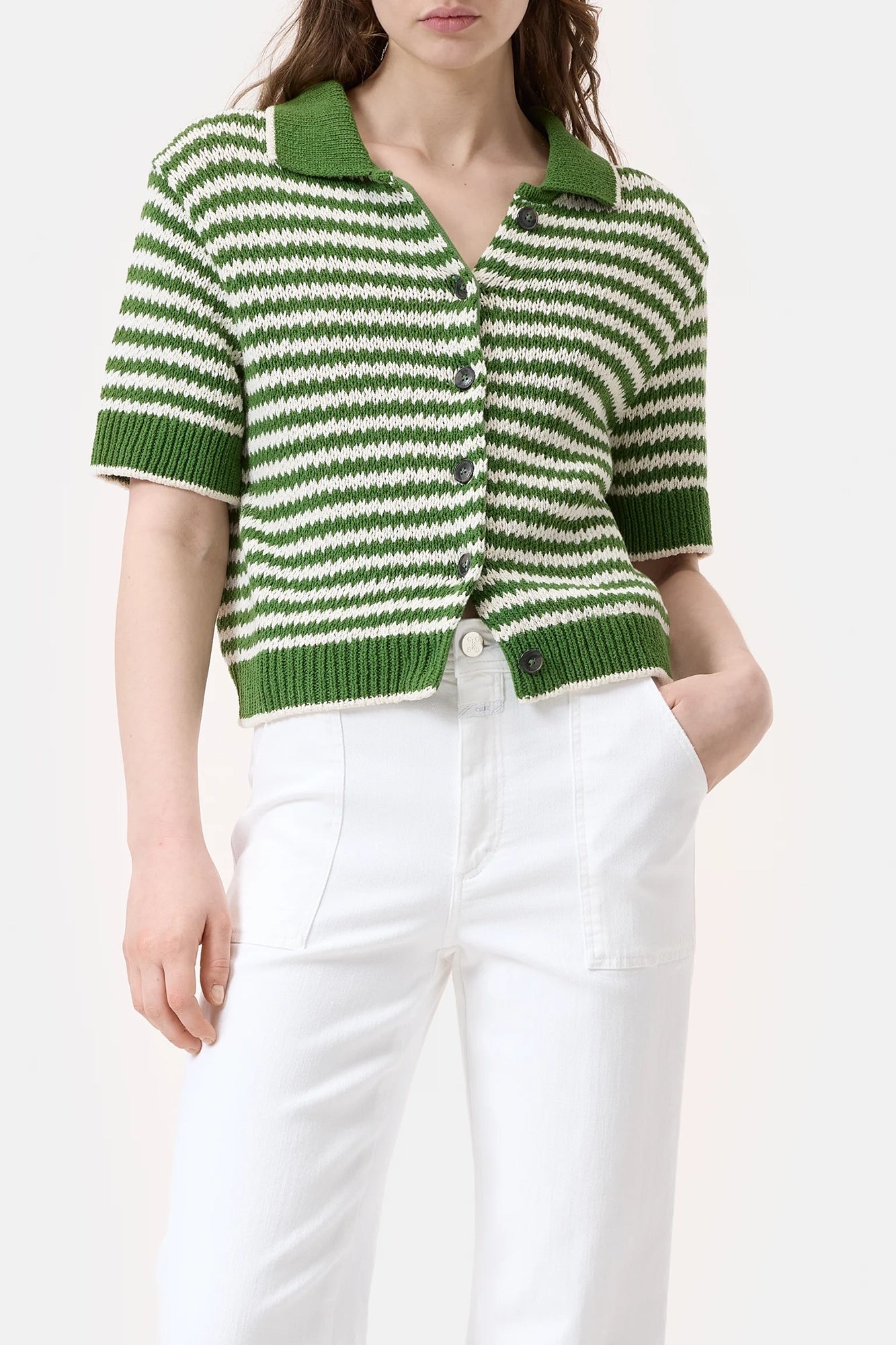 Knitted Cardigan in Organic Cotton