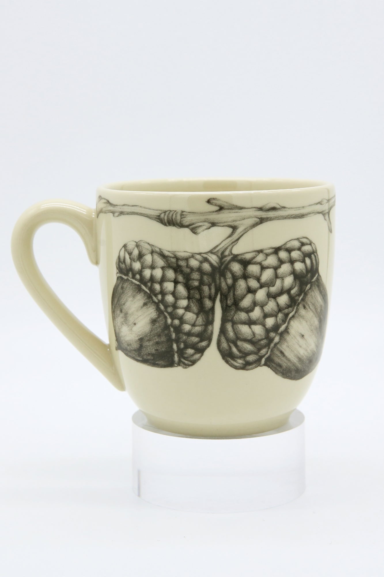 ZINDEL Mug Double Acorn - White