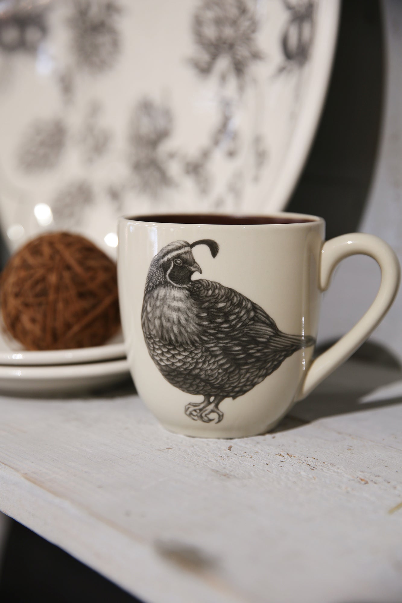 ZINDEL Mug Quail #4 - Brown