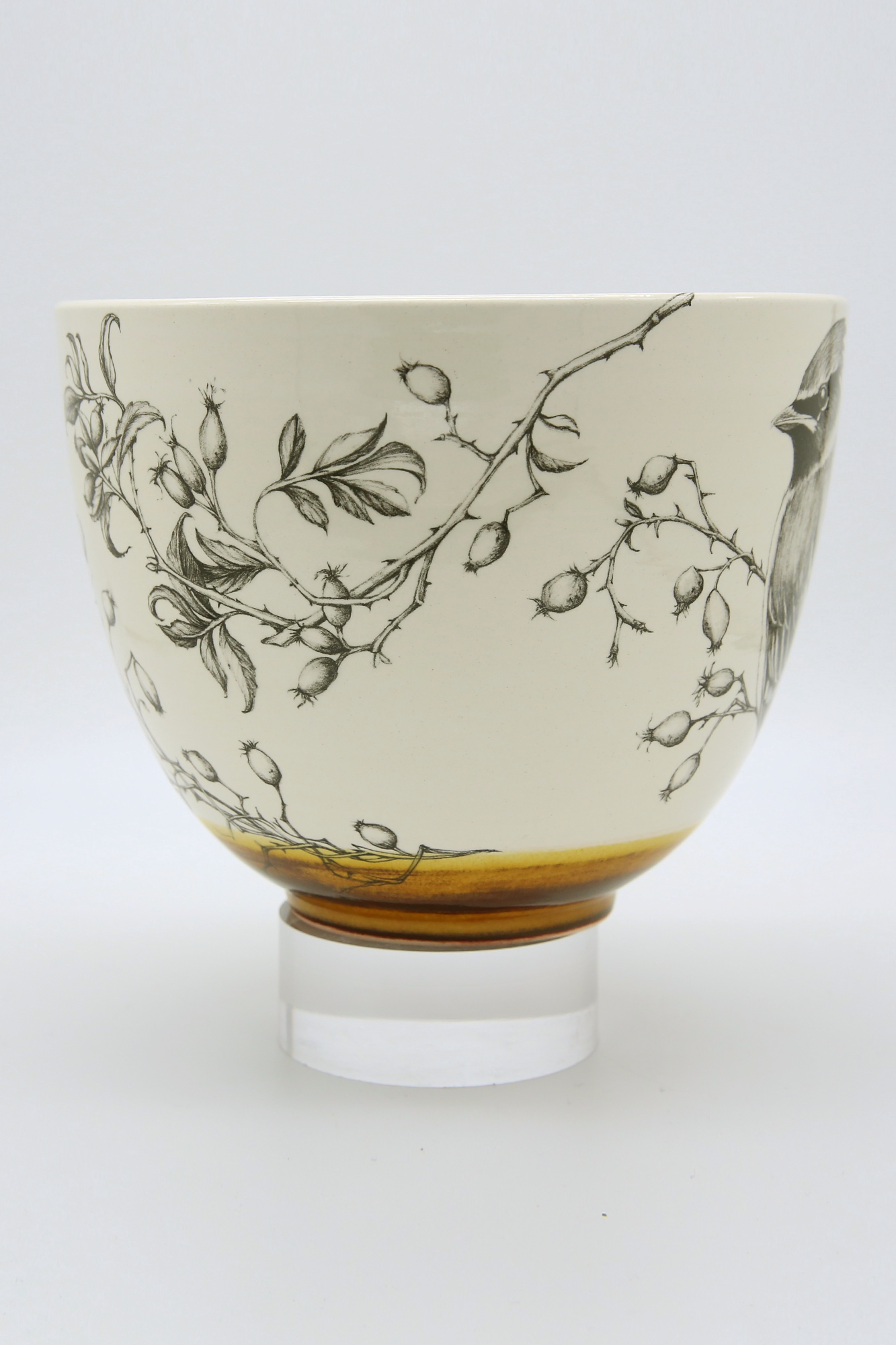 ZINDEL Medium Bowl Waxwing - Amber