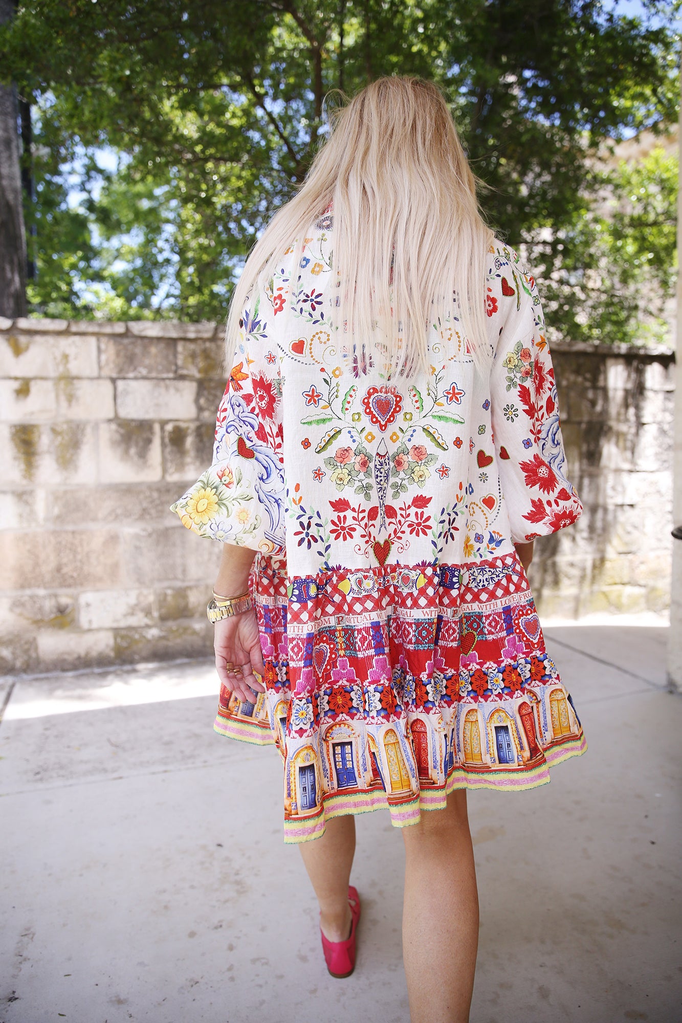 Long Sleeve Tiered Short Dress Faith, Luck & Justice