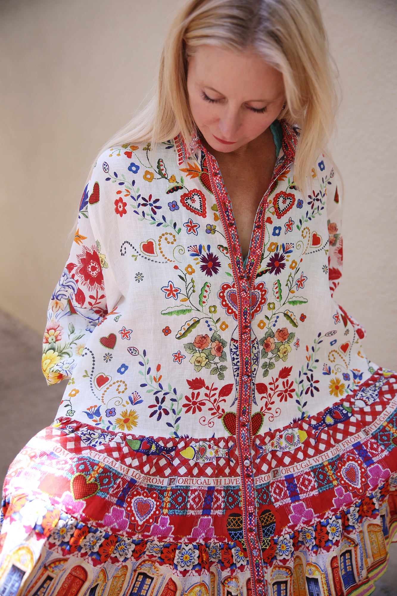 Long Sleeve Tiered Short Dress Faith, Luck & Justice