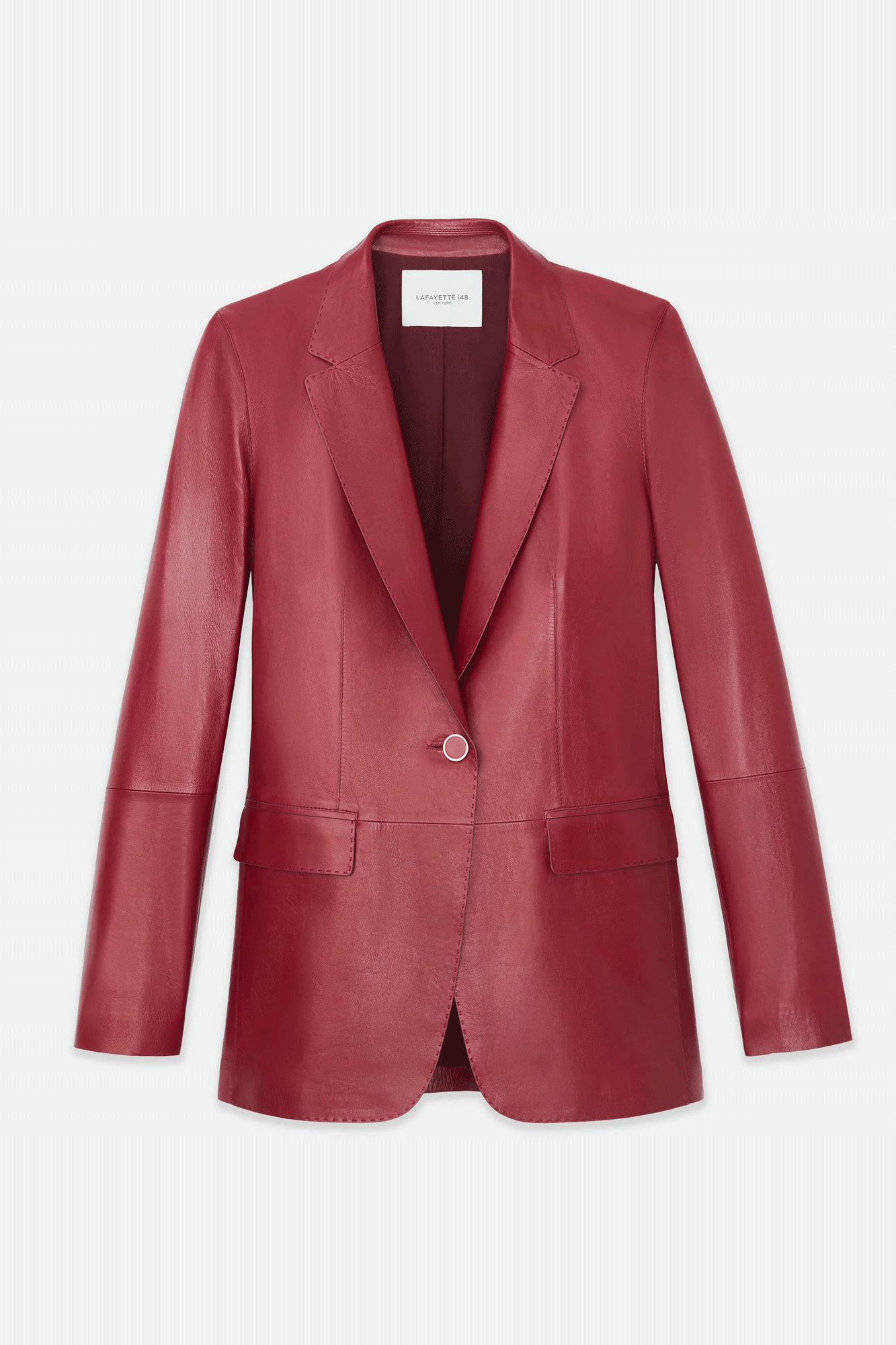 Flap Pocket Single Button Blazer