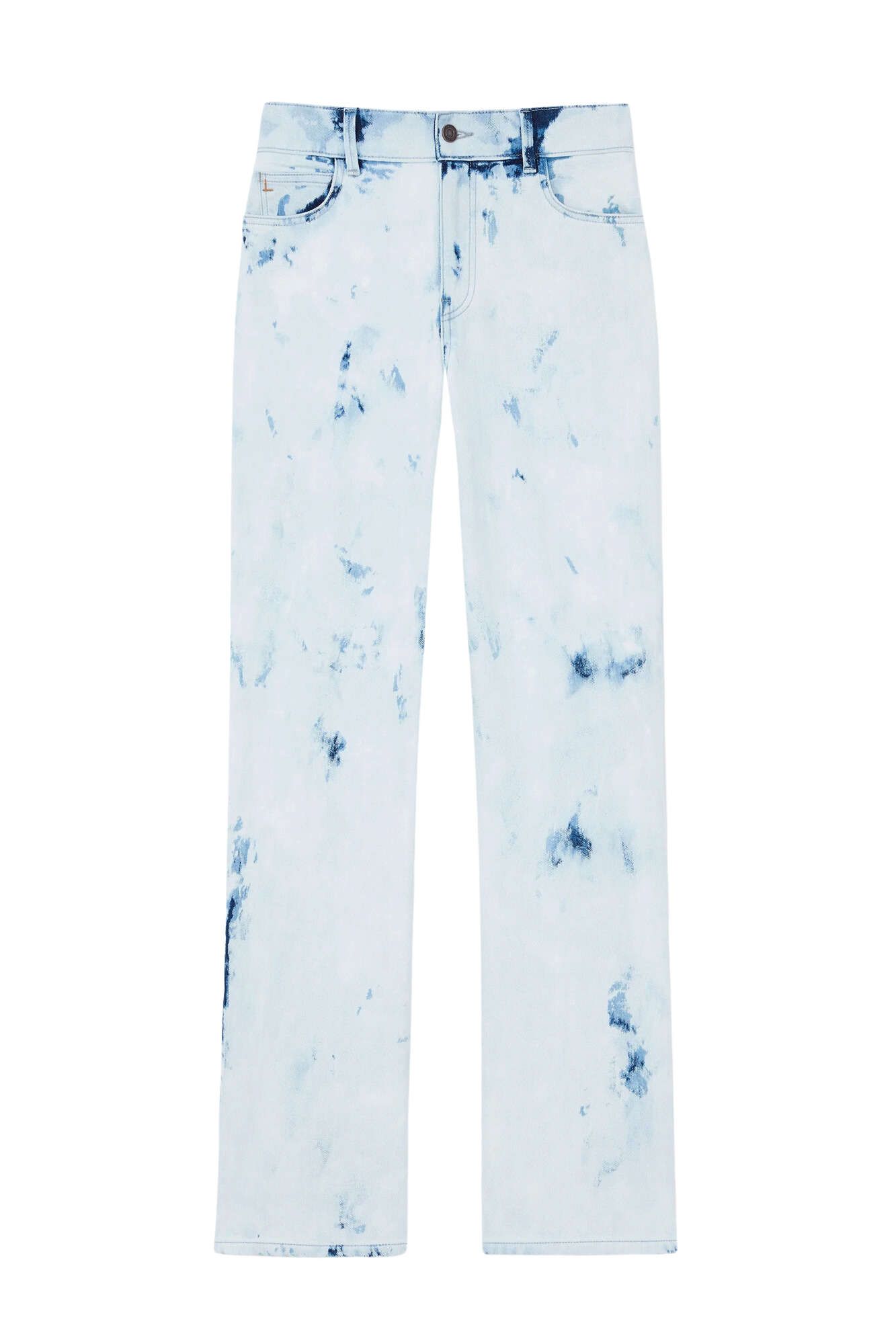 Experience a unique, sustainable denim design with the York Jean in Shibori Ink from Lafayette 148.