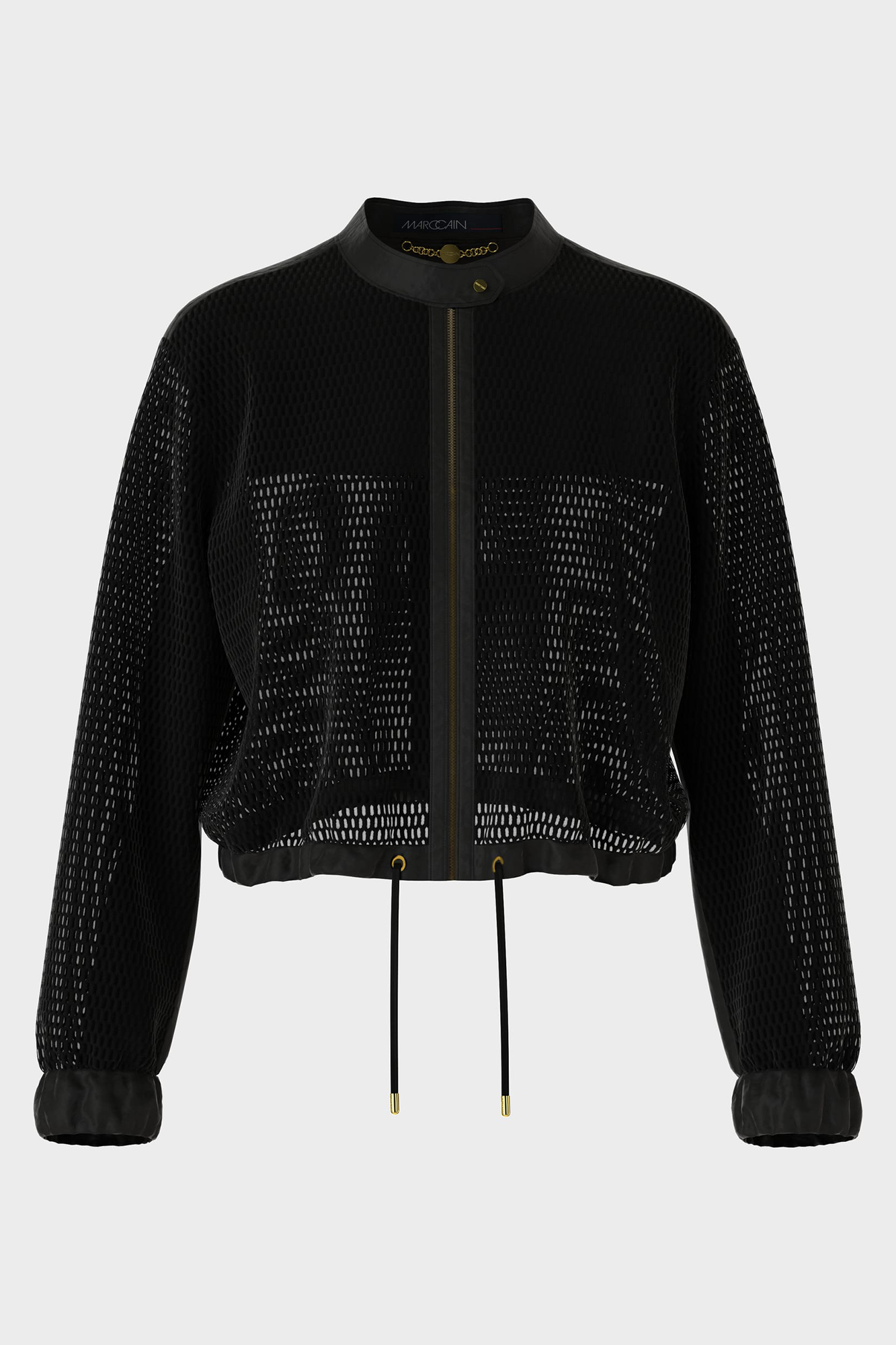 Ourika Gardens Sporty Jacket in Mesh Black