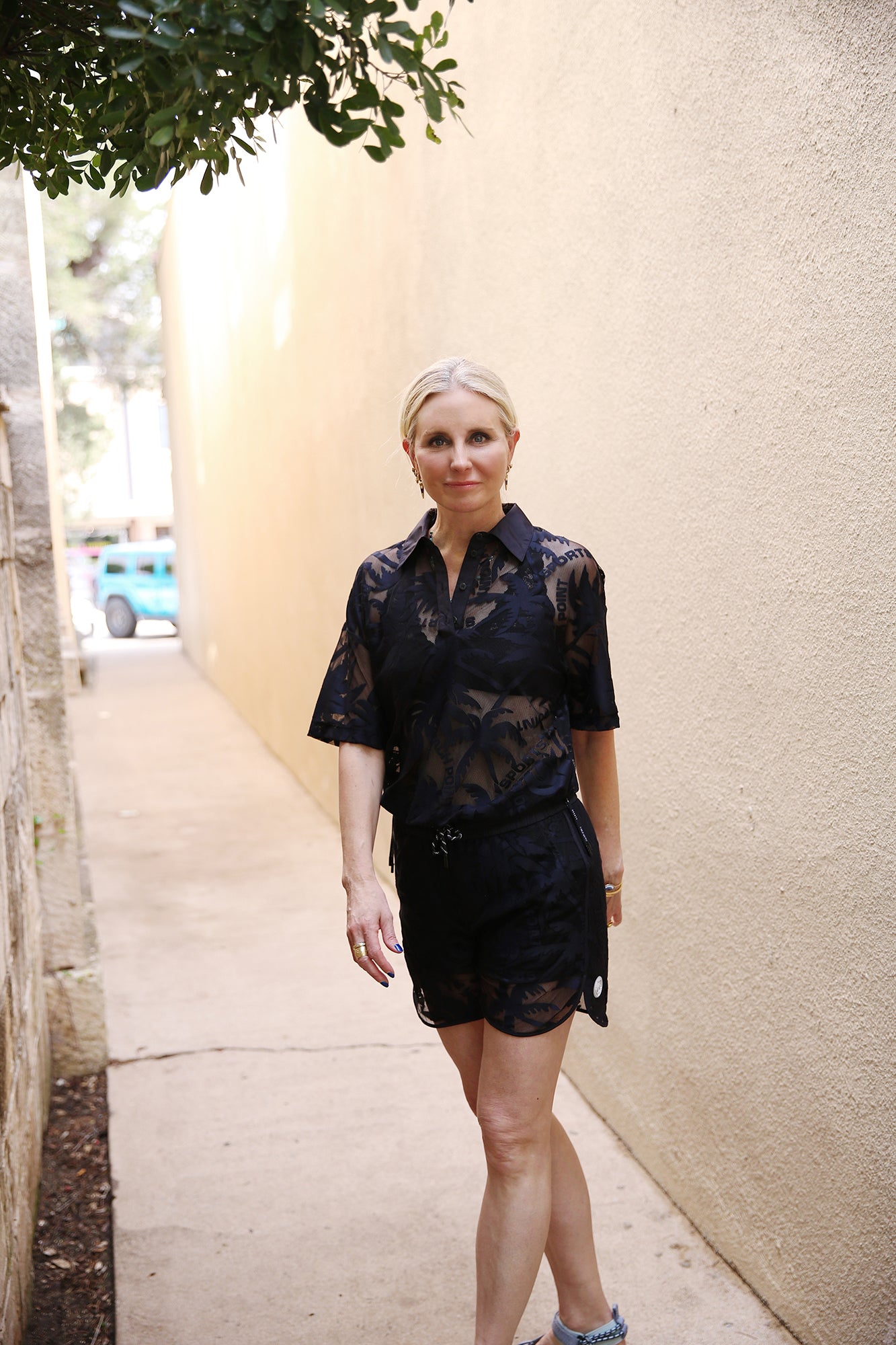 Beach Point Witten Beach Dot Shorts Midnight Blue