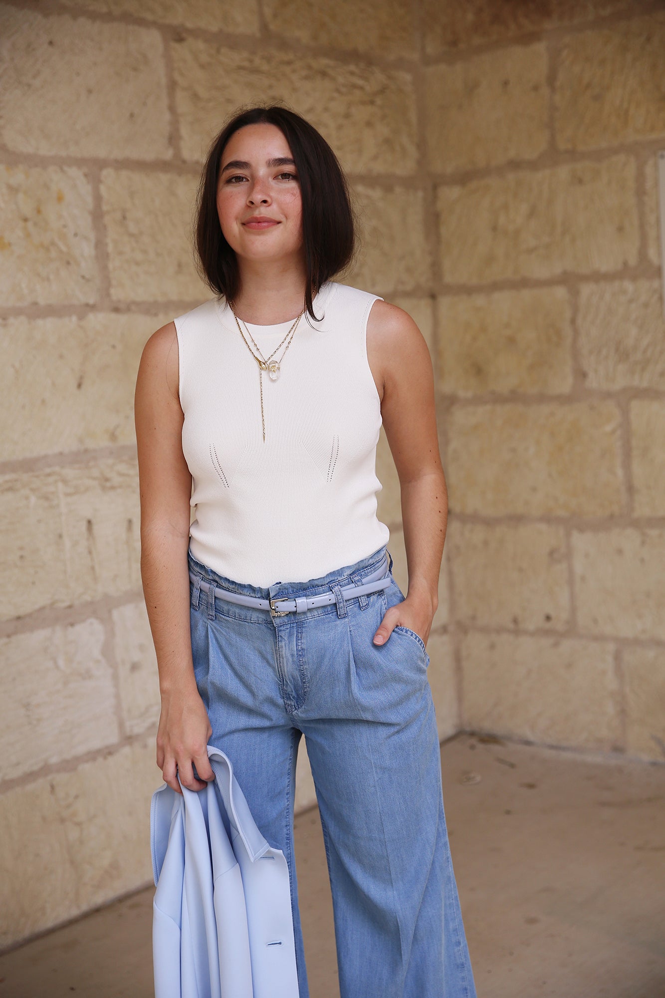 Swan Opera Narrow Patent Delicate Buckle Belt