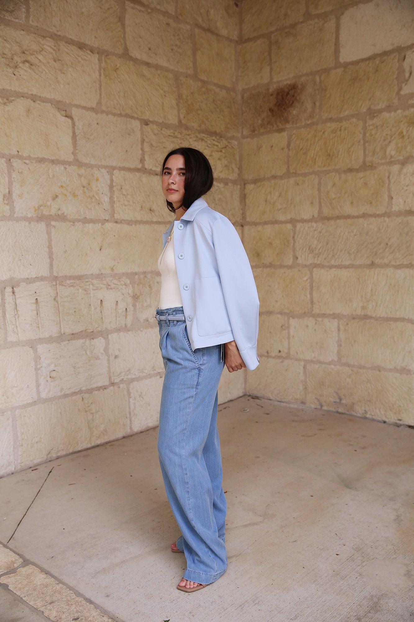Swan Opera Stretchy Short Jacket