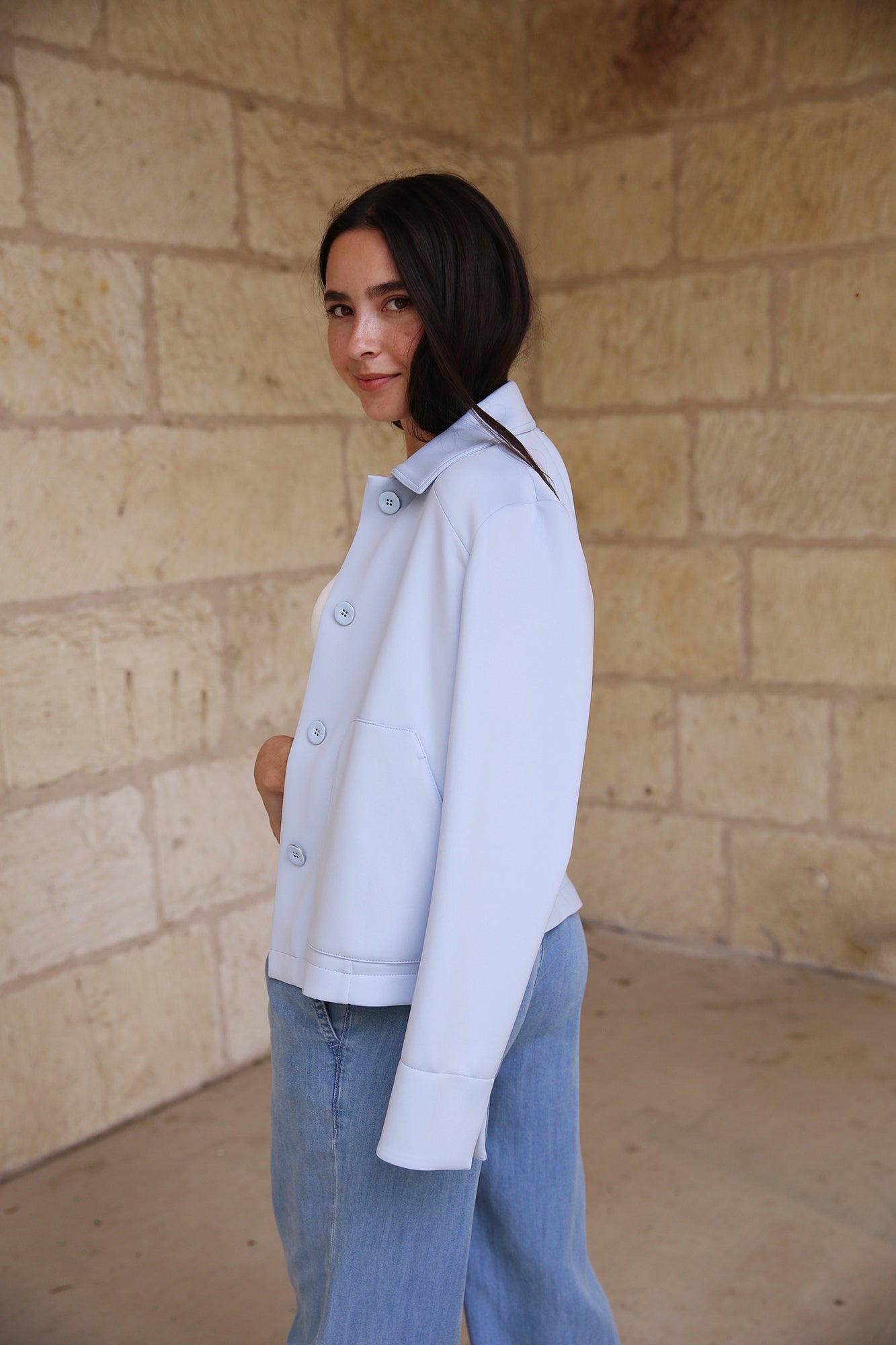 Swan Opera Stretchy Short Jacket