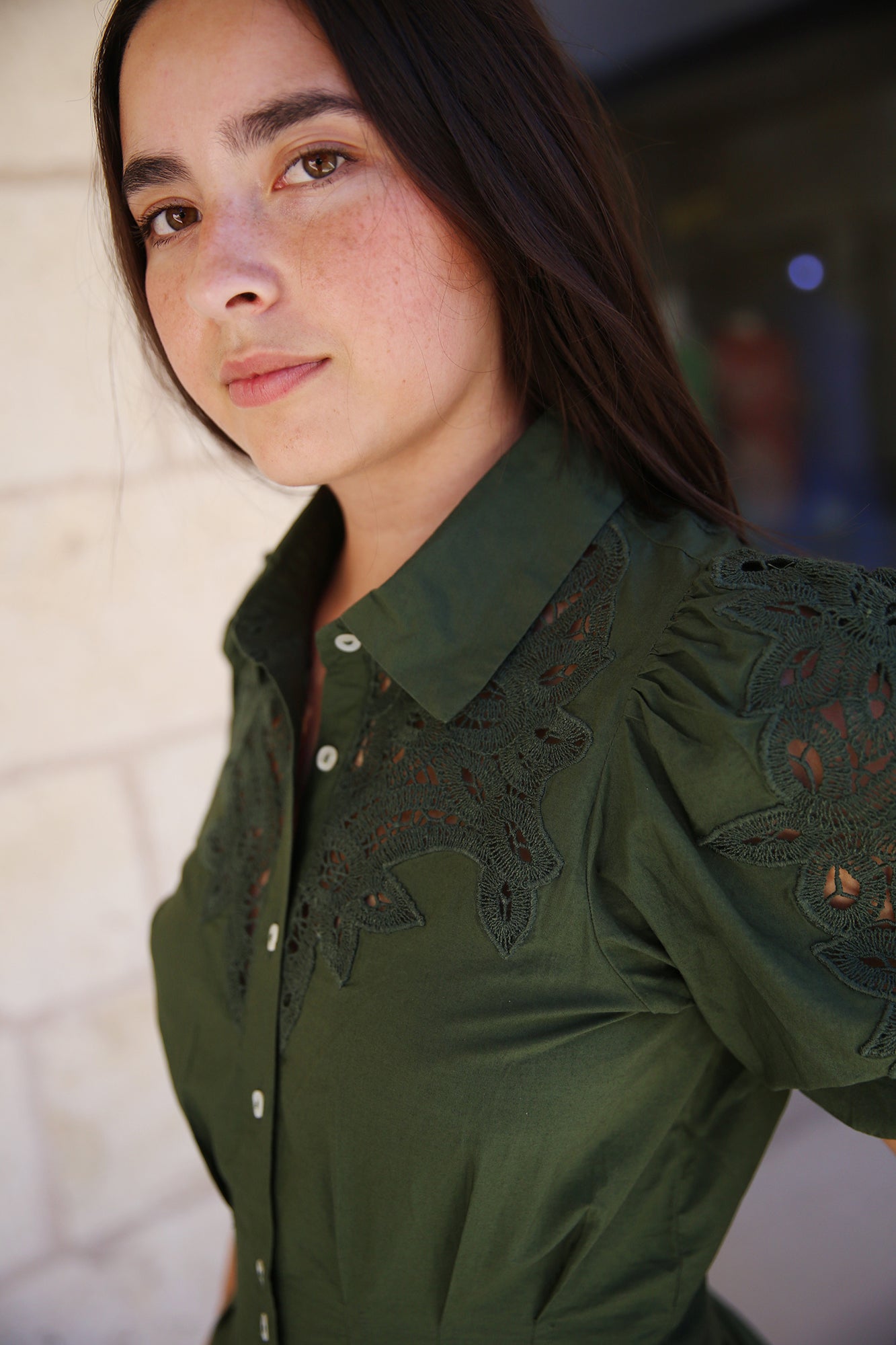 Marta Mini Dress Olive